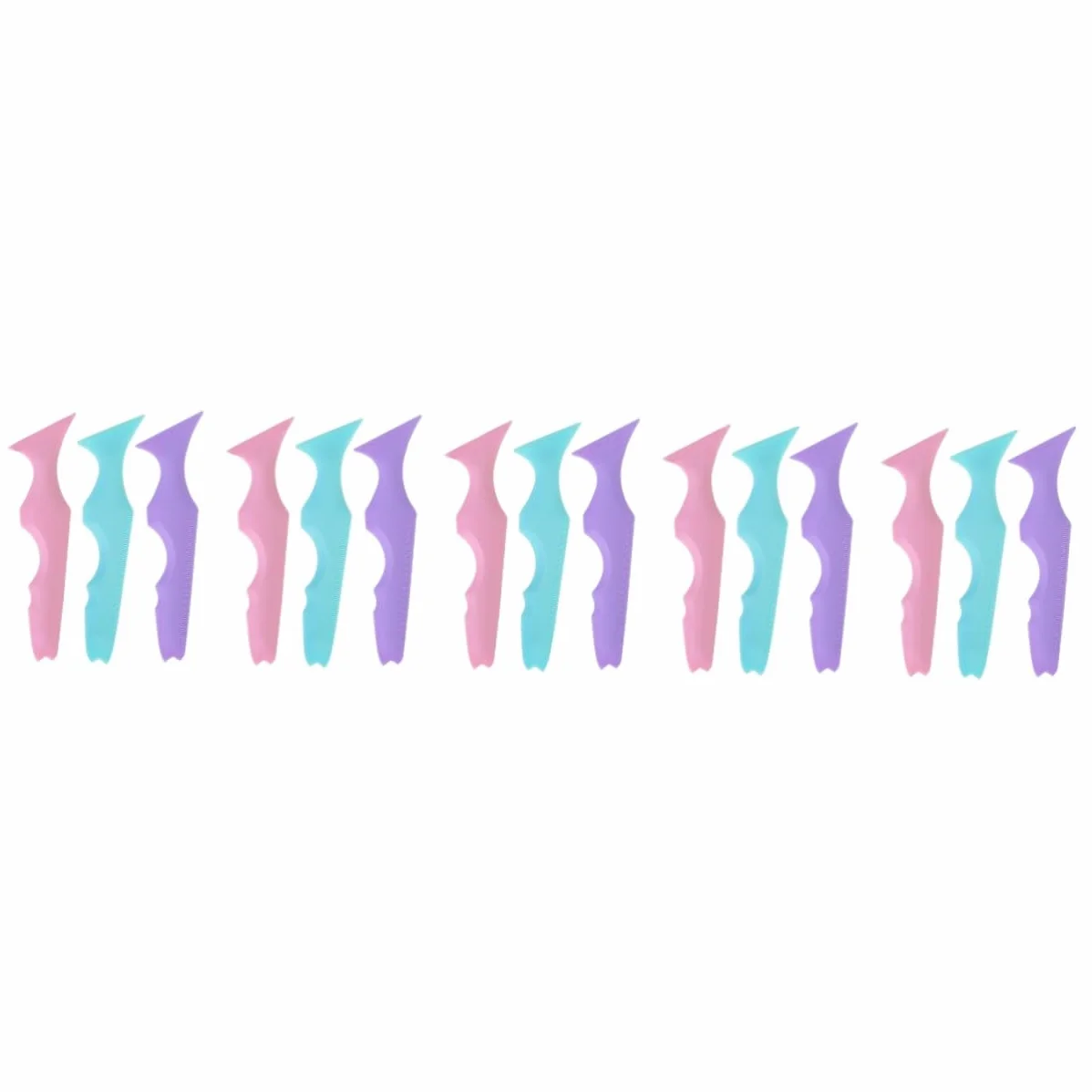 MAGICLULU 15pièces Pochoirs Silicone Pour Eyeliner Et Mascara Outils De Maquillage Pour Yeux à Application Et Dessin Accessoire Pratique Pour Débutants Et