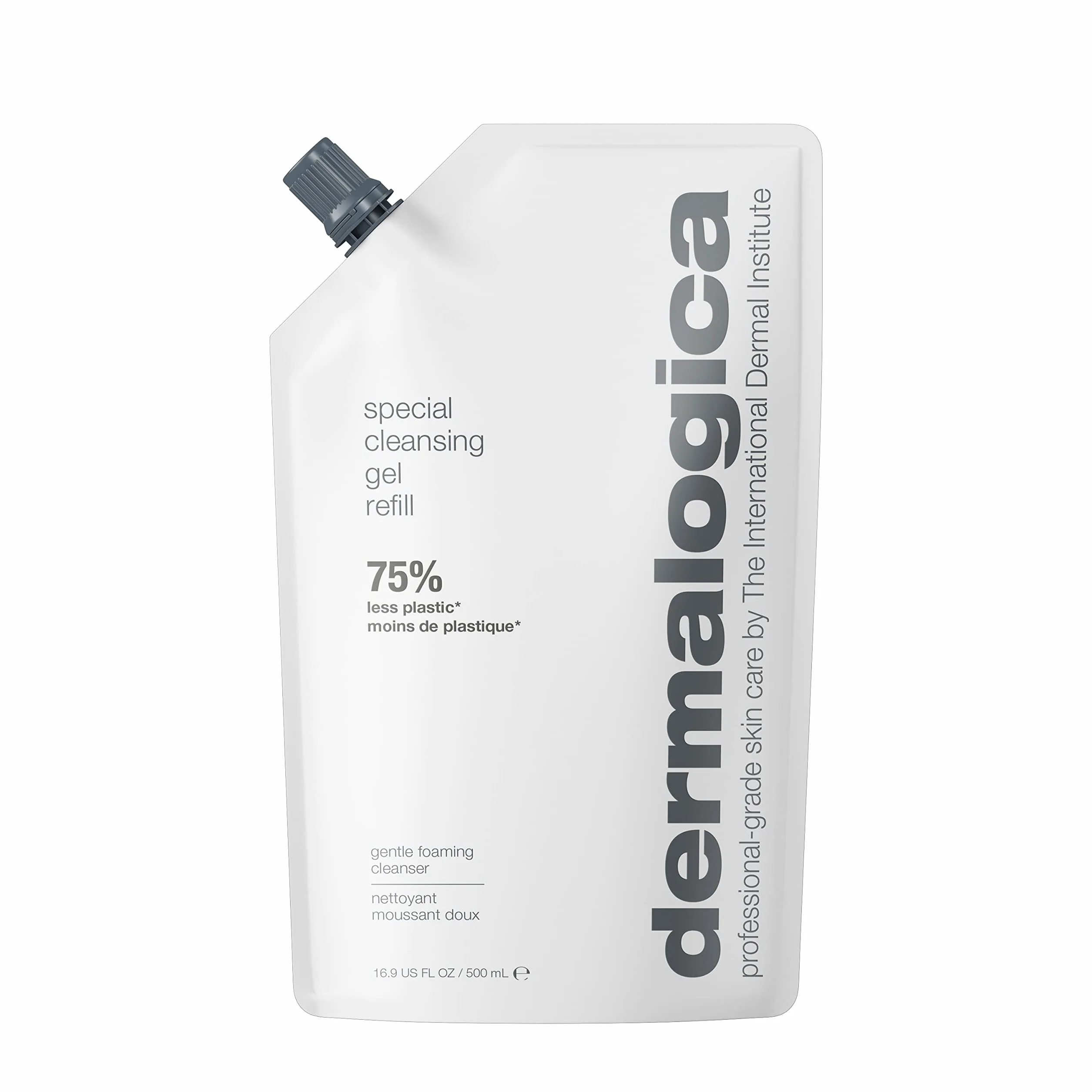 Dermalogica Special Cleansing Gel Nettoyant Visage Recharge 500ml | Nettoyant moussant sans savon qui élimine les impuretés sans altérer l'hydratation naturelle de la peau.