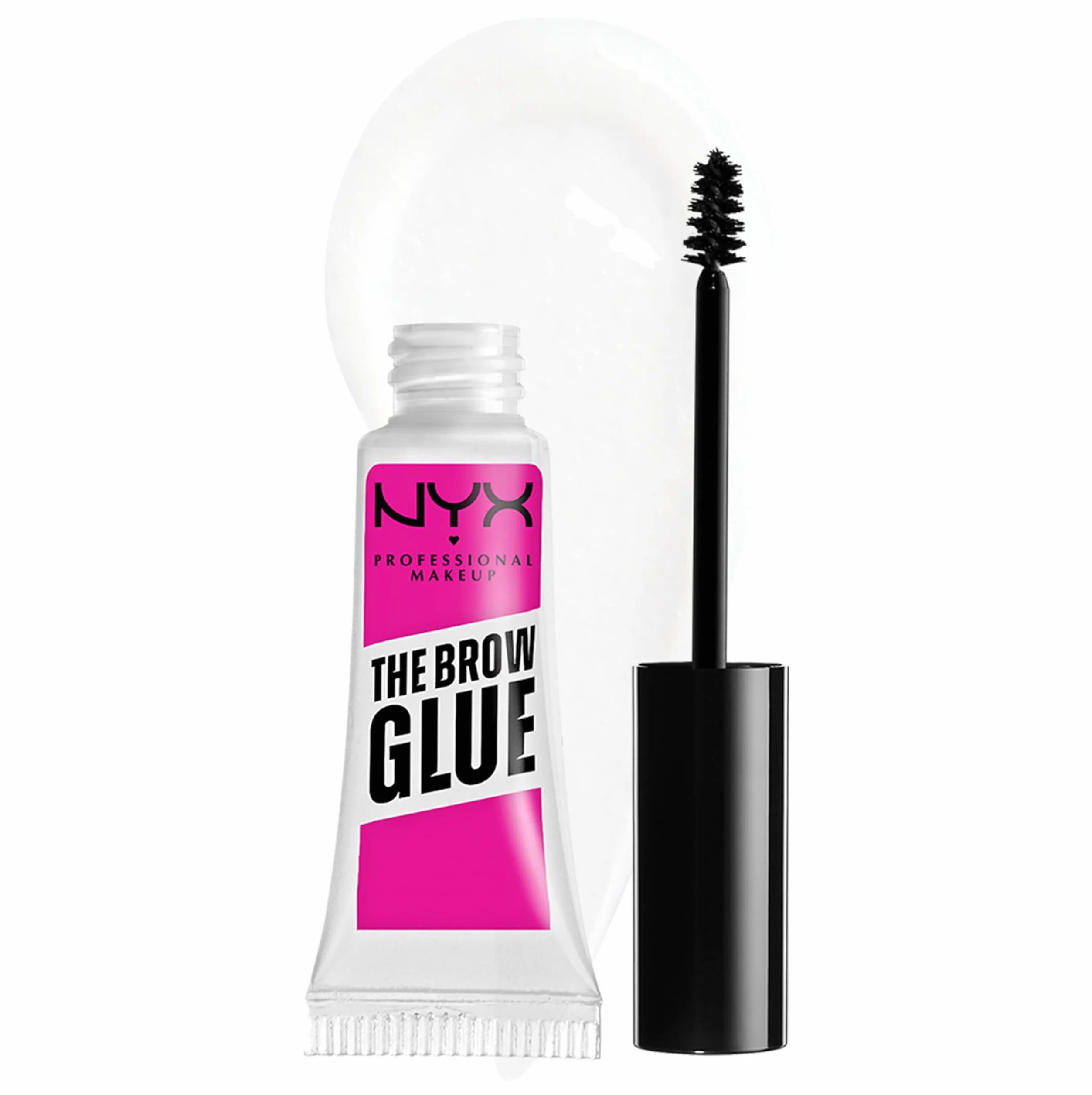 NYX Professional Makeup The Brow Glue Colle Fixatrice à Sourcils Teintée Tenue 16H Transparent