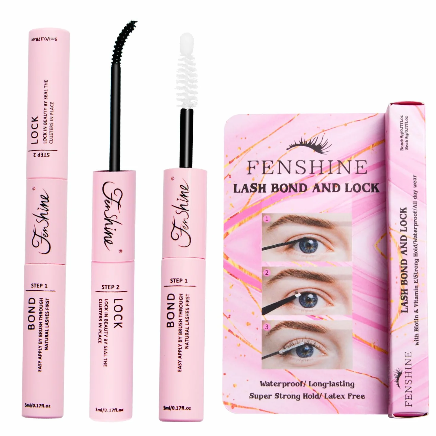 Colle pour cils en grappes Lash Bond and Seal, très forte tenue, sans latex, 5g