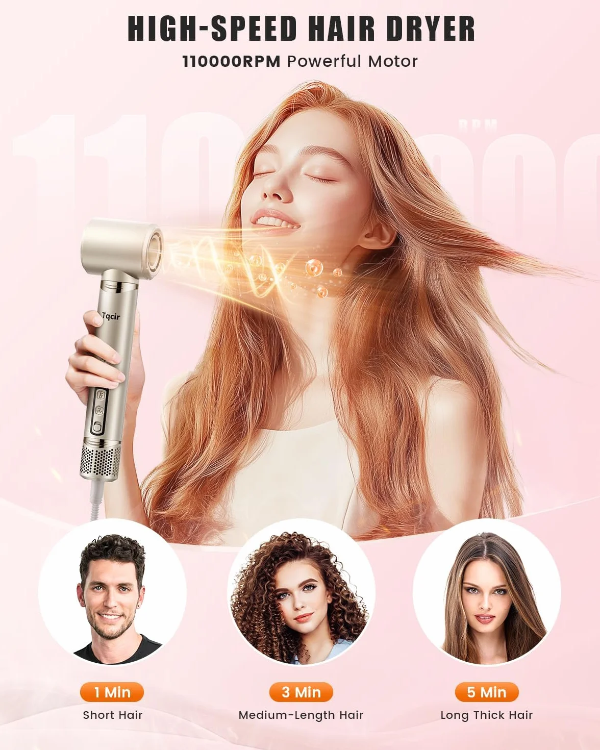 Air Styler & Sèche-cheveux 8 en 1 FlexStyle Air Styling & Drying System avec étui de stockage