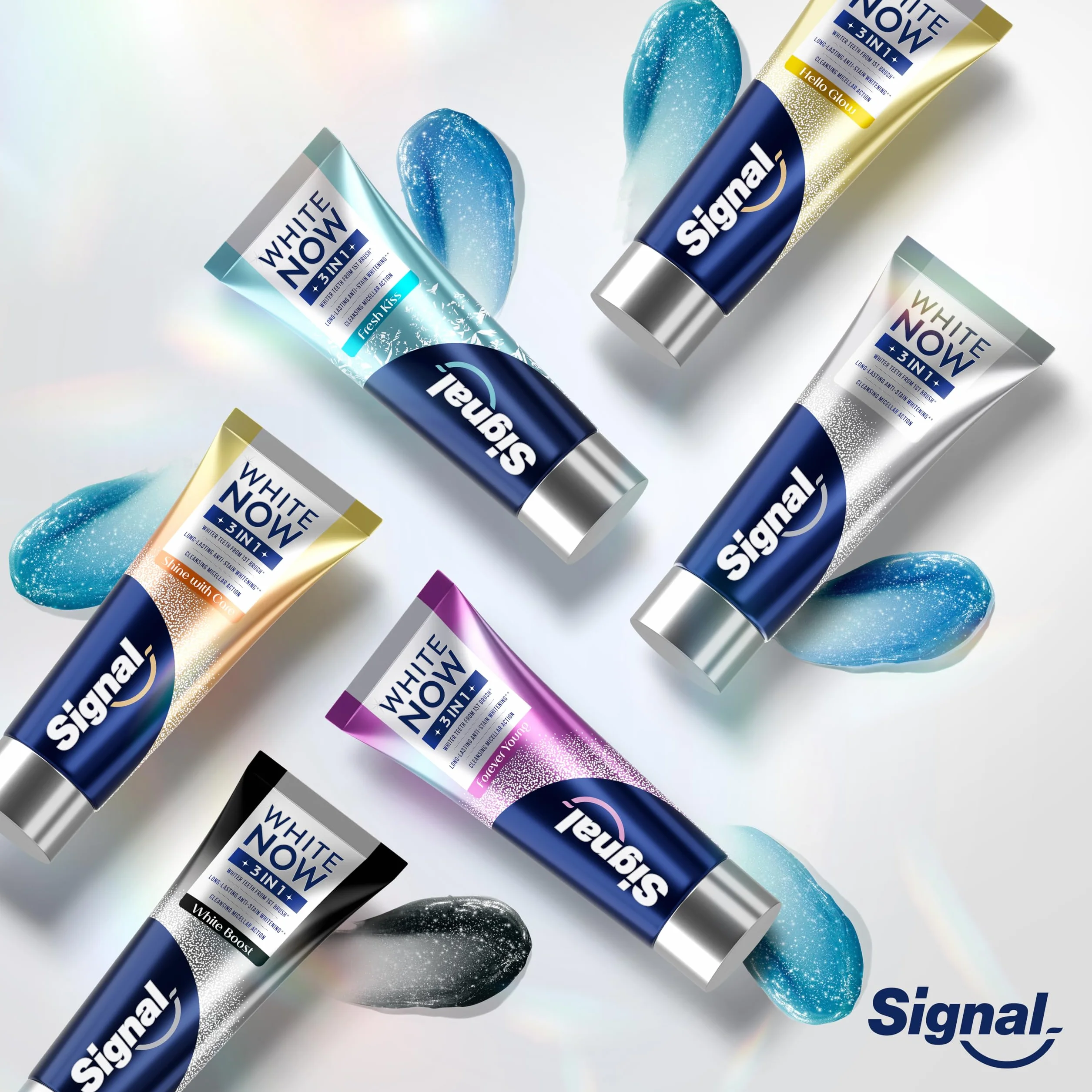 Hello Glow Dentifrice 3 en 1 Blancheur Longue Durée Anti-Tache Action Micellaire 75ml