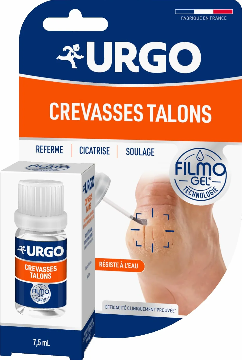 Urgo filmogel crevasses talon fendillés 7,5ml
