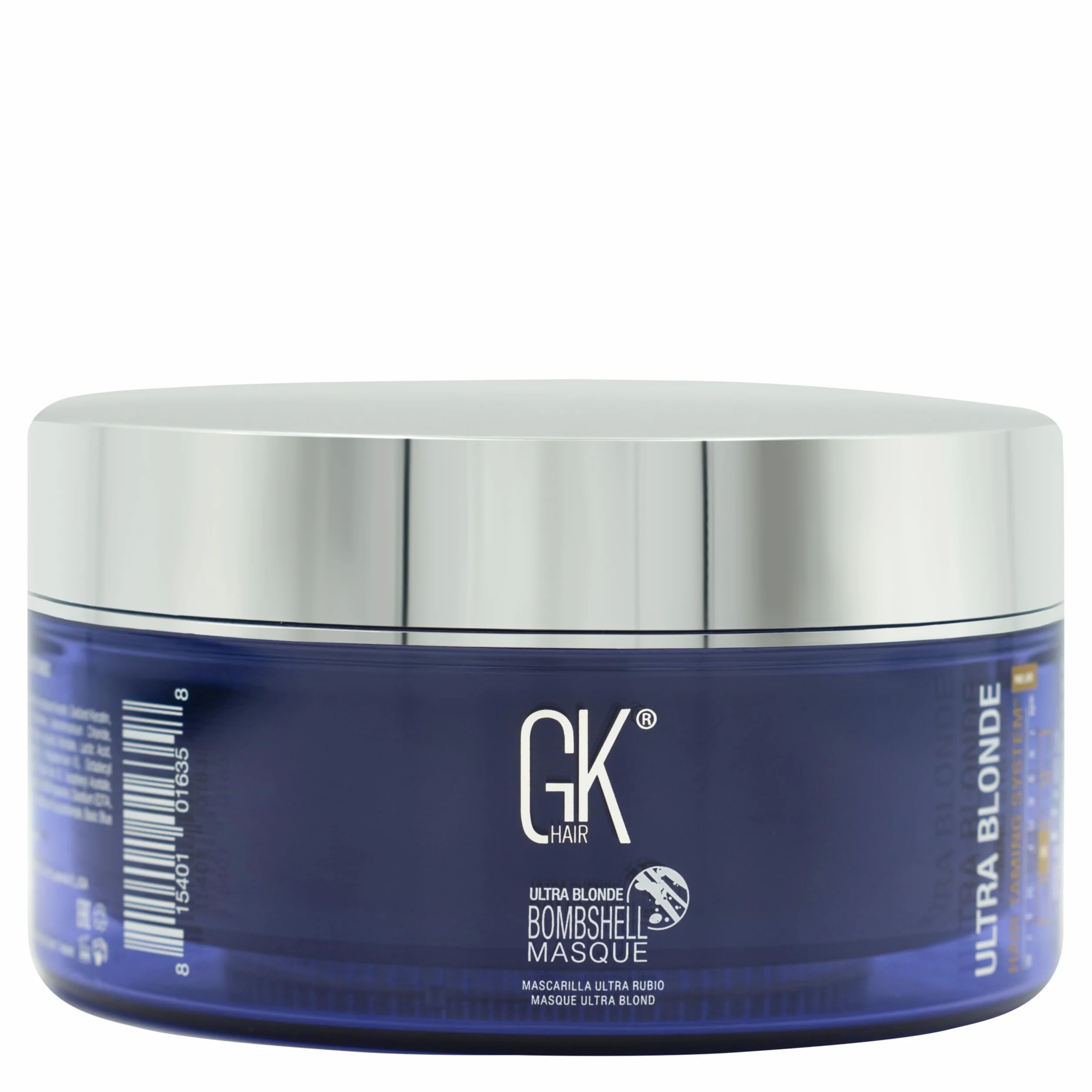 GKhair Ultra Blond Bombshell cheveux 200 g Masque Coloration Masque Hydratant Violet Semi Permanent Hair Color Pigments