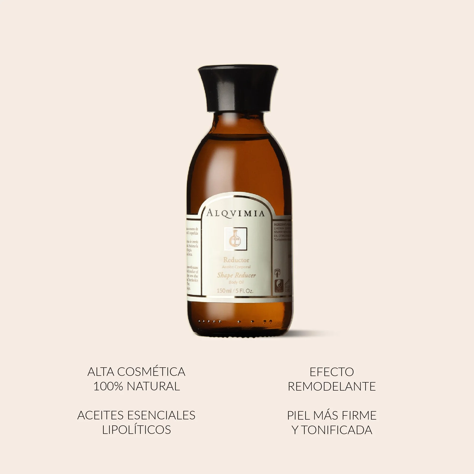 Alqvimia Formulaire Huile Corporelle Réductrice 150ml
