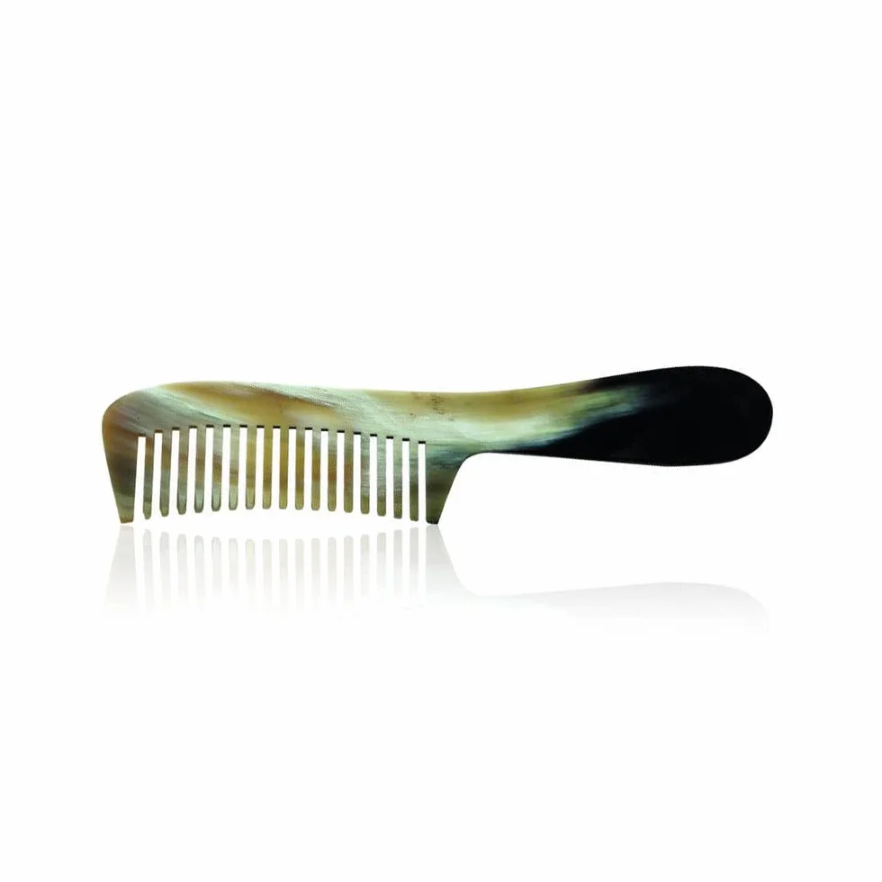 Peigne en corne naturelle antistatique 19 cm