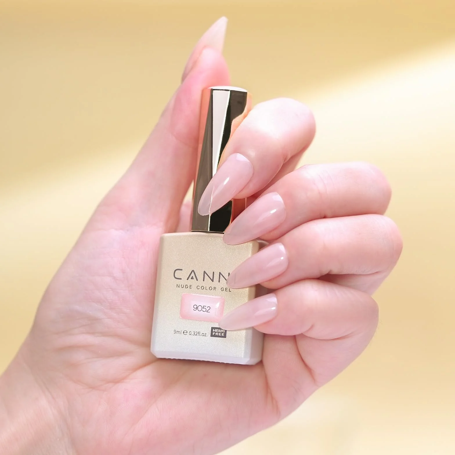 CANNI HEMA FREE Transparent French Nude Gel Nail Polish Soak Off Naturelle Rose Blanc Laiteux Nail Art
