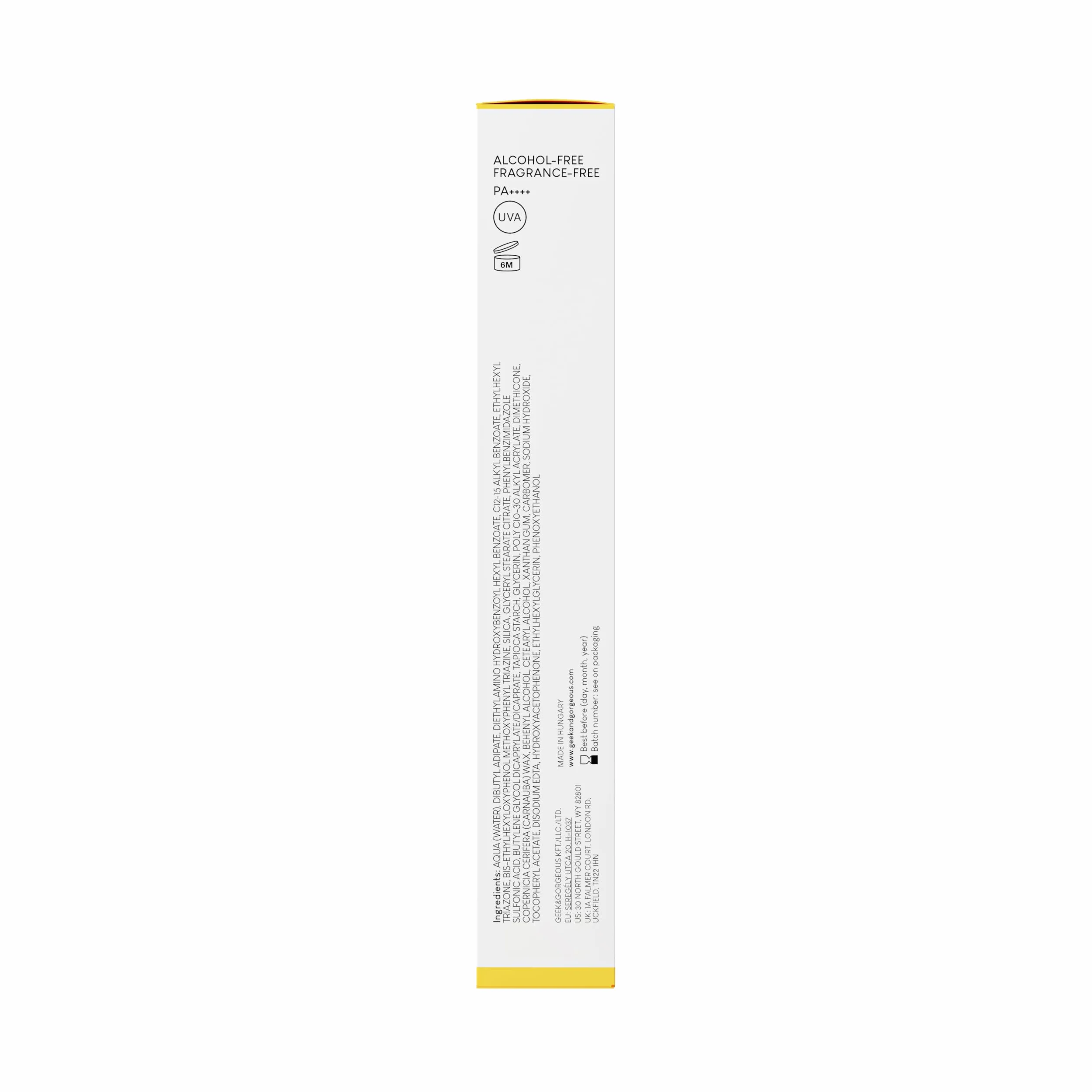Geek & Gorgeous Zero Feel Protection Solaire Quotidienne SPF 50 – Formule Légère Non Grasse avec Protection à Large Bande UVA-PF 30 – pour Tous les Types de Peau