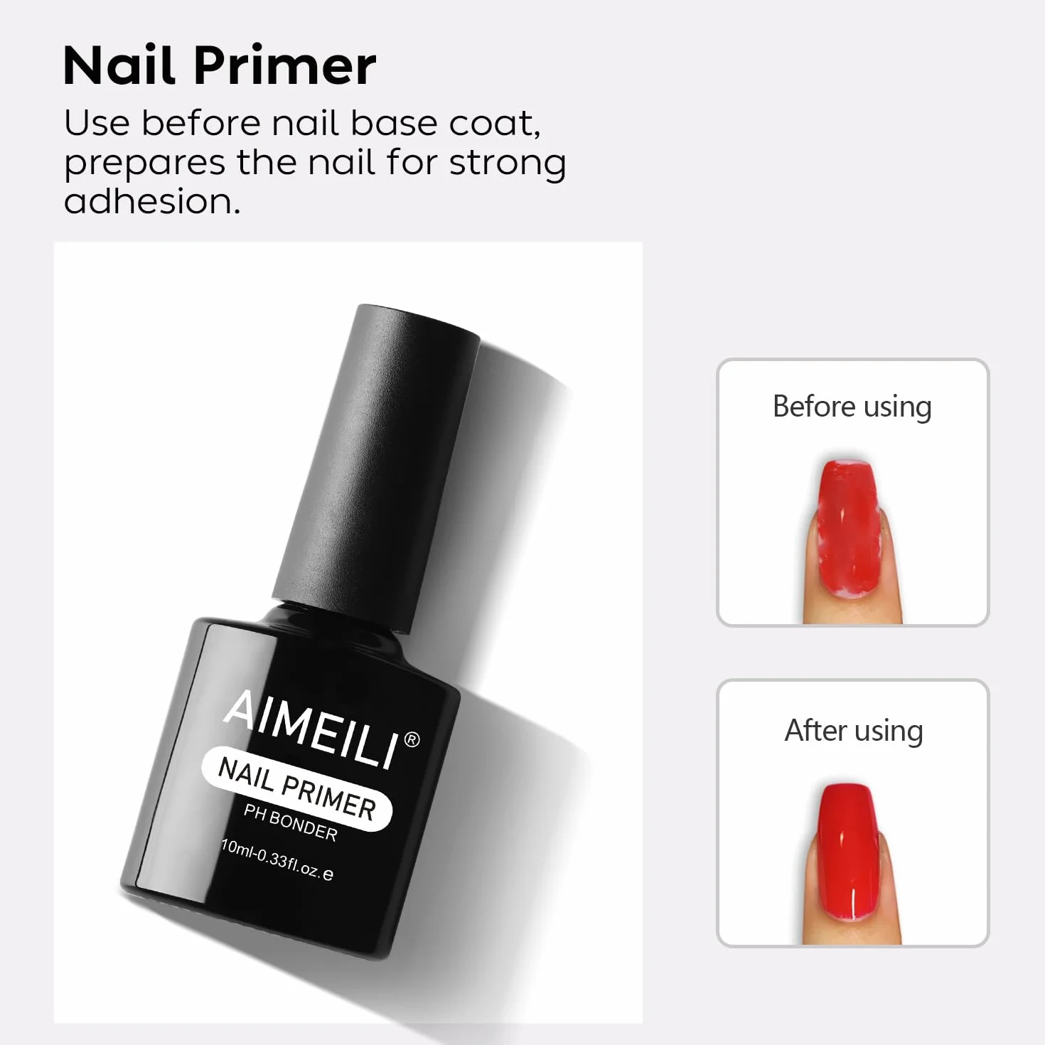 AIMEILI Nail Primer Semi Permanent 10ml