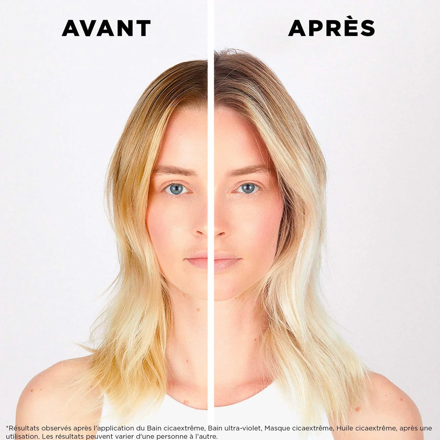KÉRASTASE Blond Absolu Masque Capillaire Ultra-Violet Nourrissant Anti-Reflets Jaunes Acide Hyaluronique Edelweiss Cheveux Blonds Décolorés Méchés 200 ml