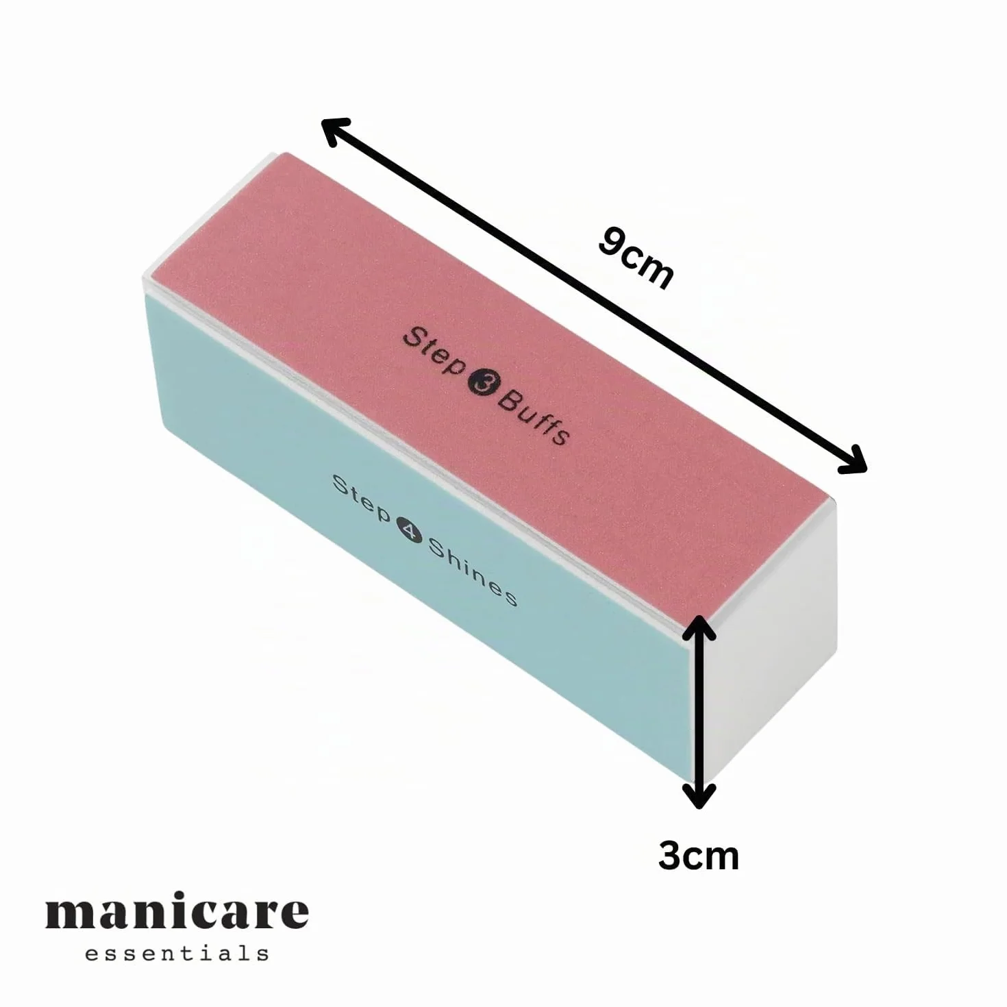 Manicare Bloc de polissage à 4 côtés pour ongles, outil de manucure
