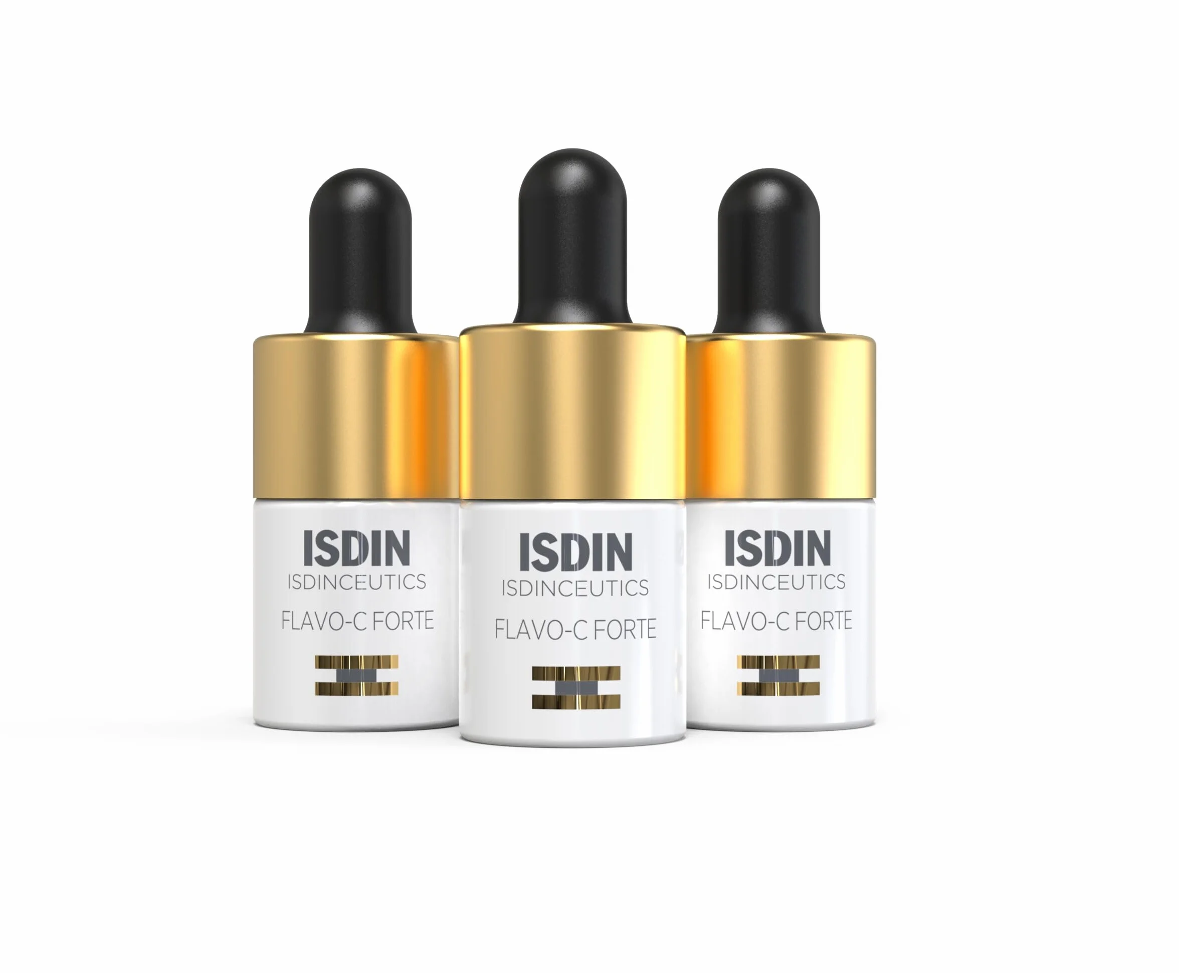 ISDIN Isdinceutics Flavo-C Forte | Sérum facial intensif avec 15% de vitamine C pure et fraîche qui revitalise, éclaircit et aide à réduire les signes de fatigue de la peau