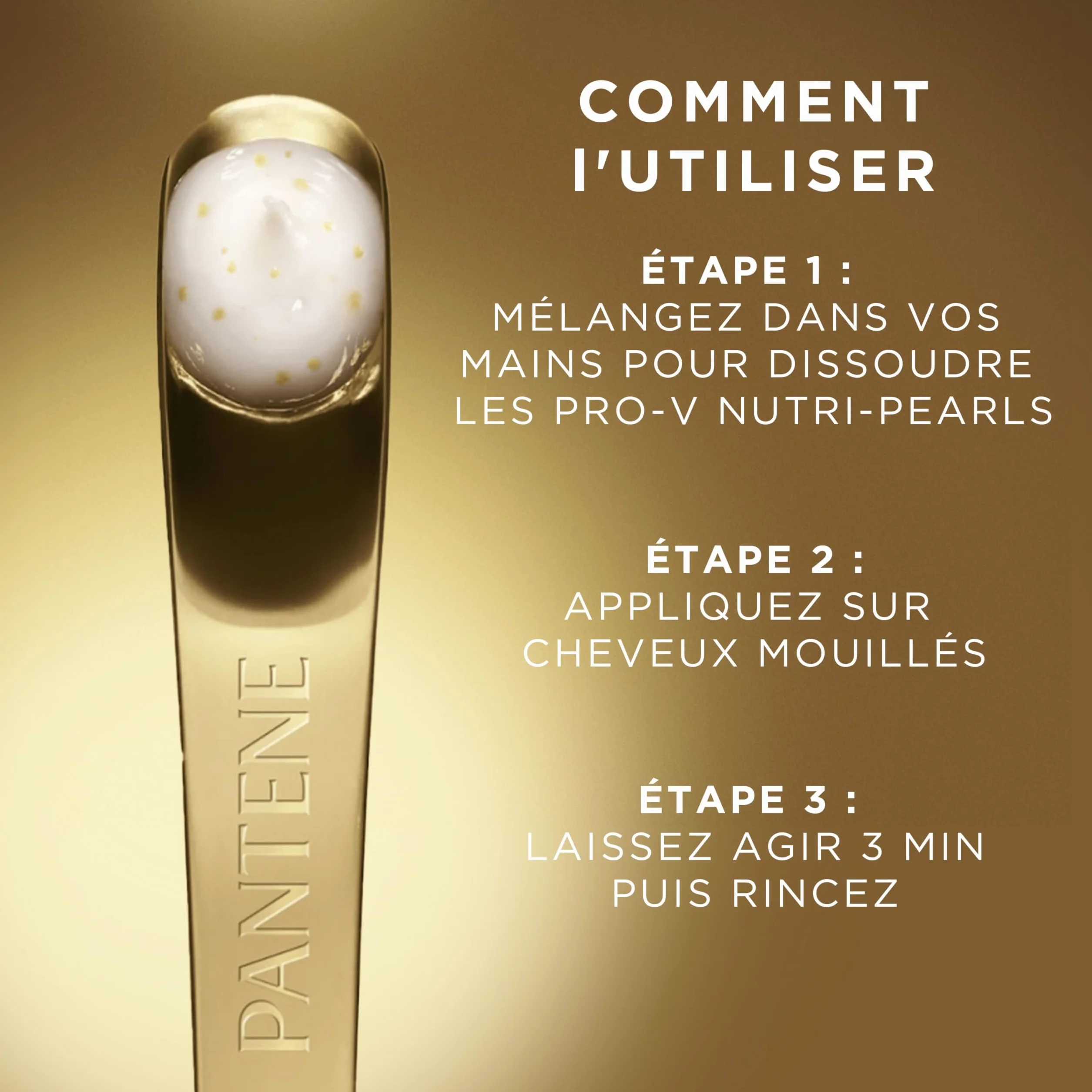 Pantene Molecular Bond Repair Masque Capillaire Intense Avec Biotine 300ml Pour Cheveux Extrêmement Secs Et Abîmés