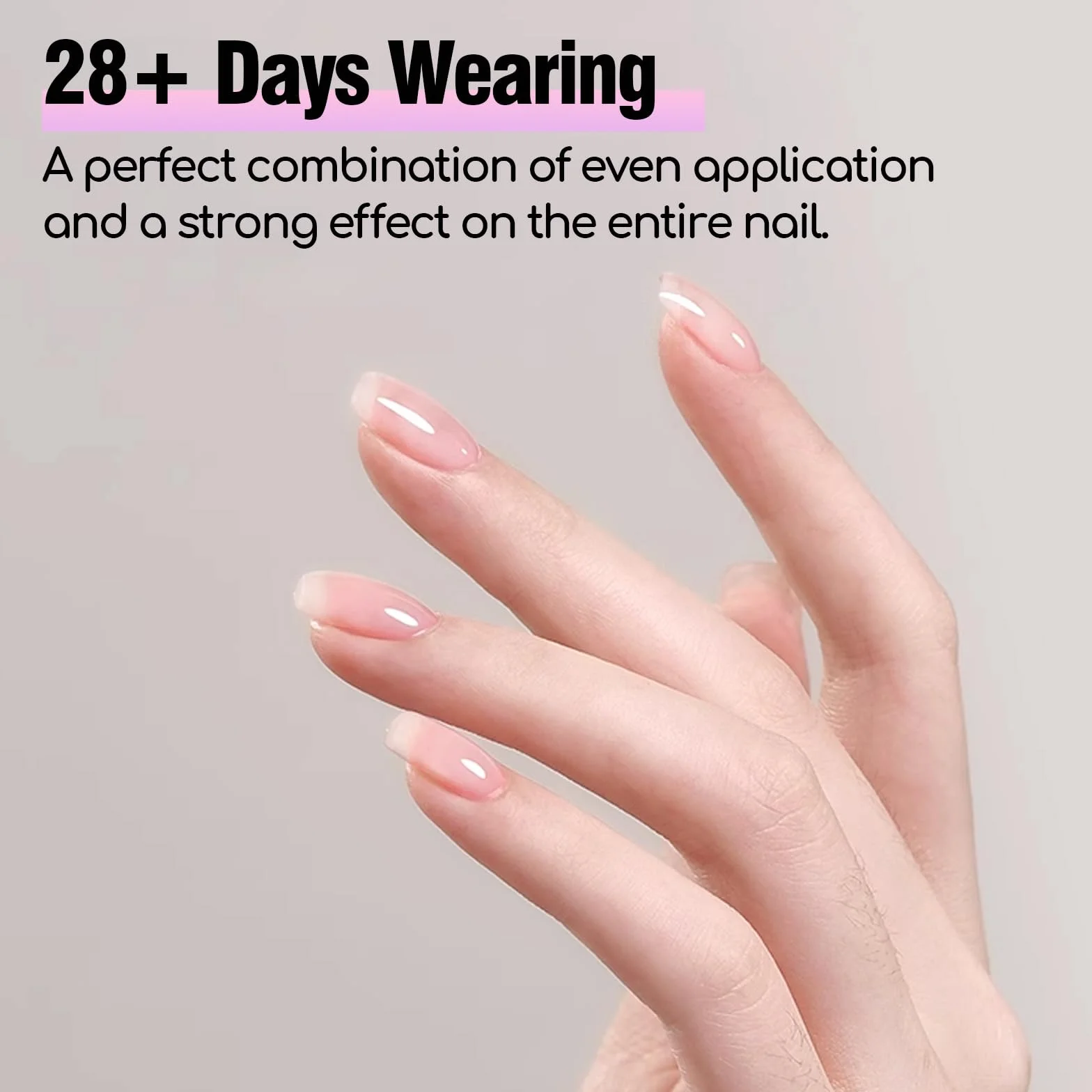ADHERE Gel de construction transparent pour épaissir les ongles, séchage sous lampe LED, gel d'extension, colle à ongles strass, flacon pour nail art