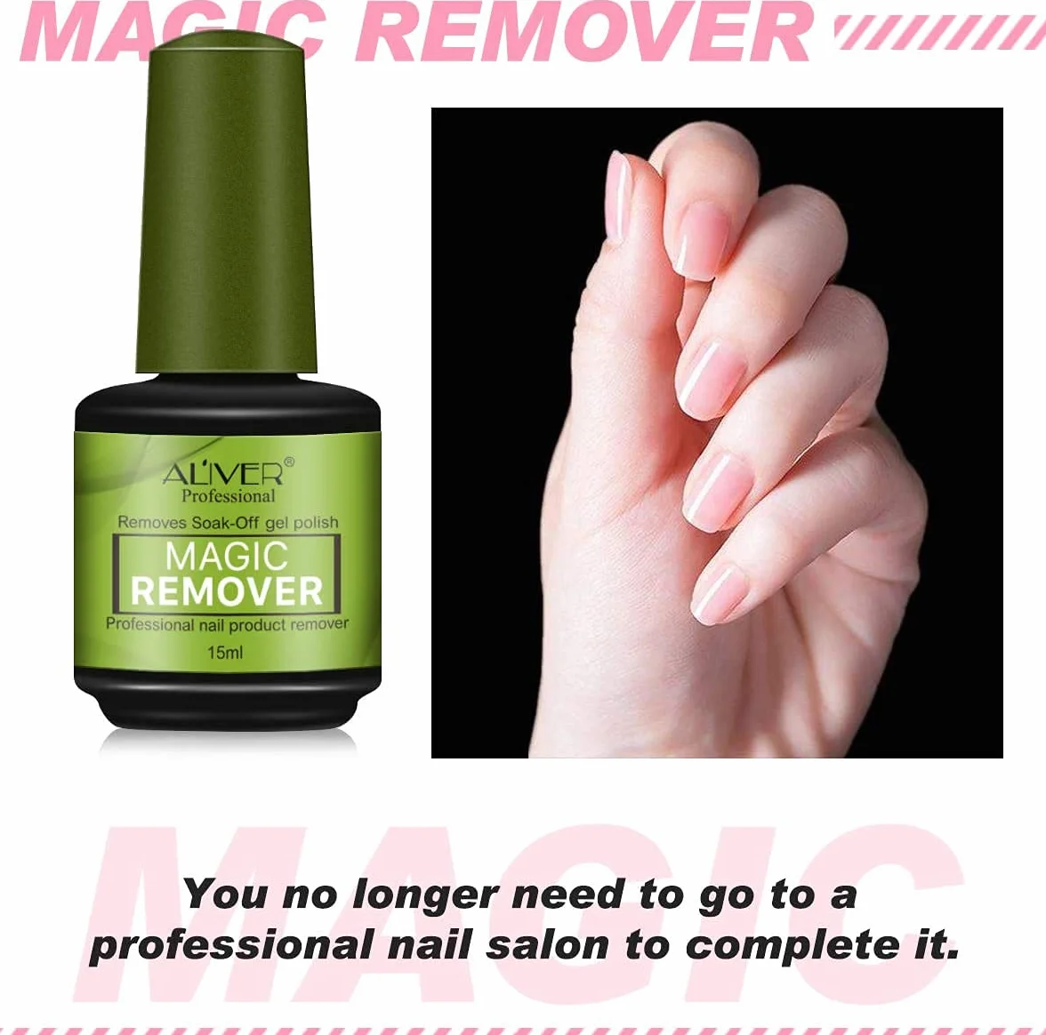 Dissolvant Magique De Vernis A Ongles, Outil De Dissolvant De Vernis En Gel