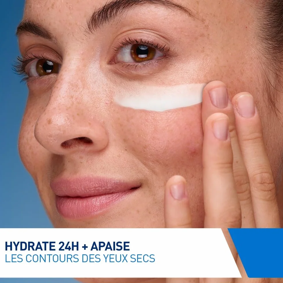 CeraVe Crème Réparatrice Contour des Yeux 14 ml 3 Céramides Acide Hyaluronique