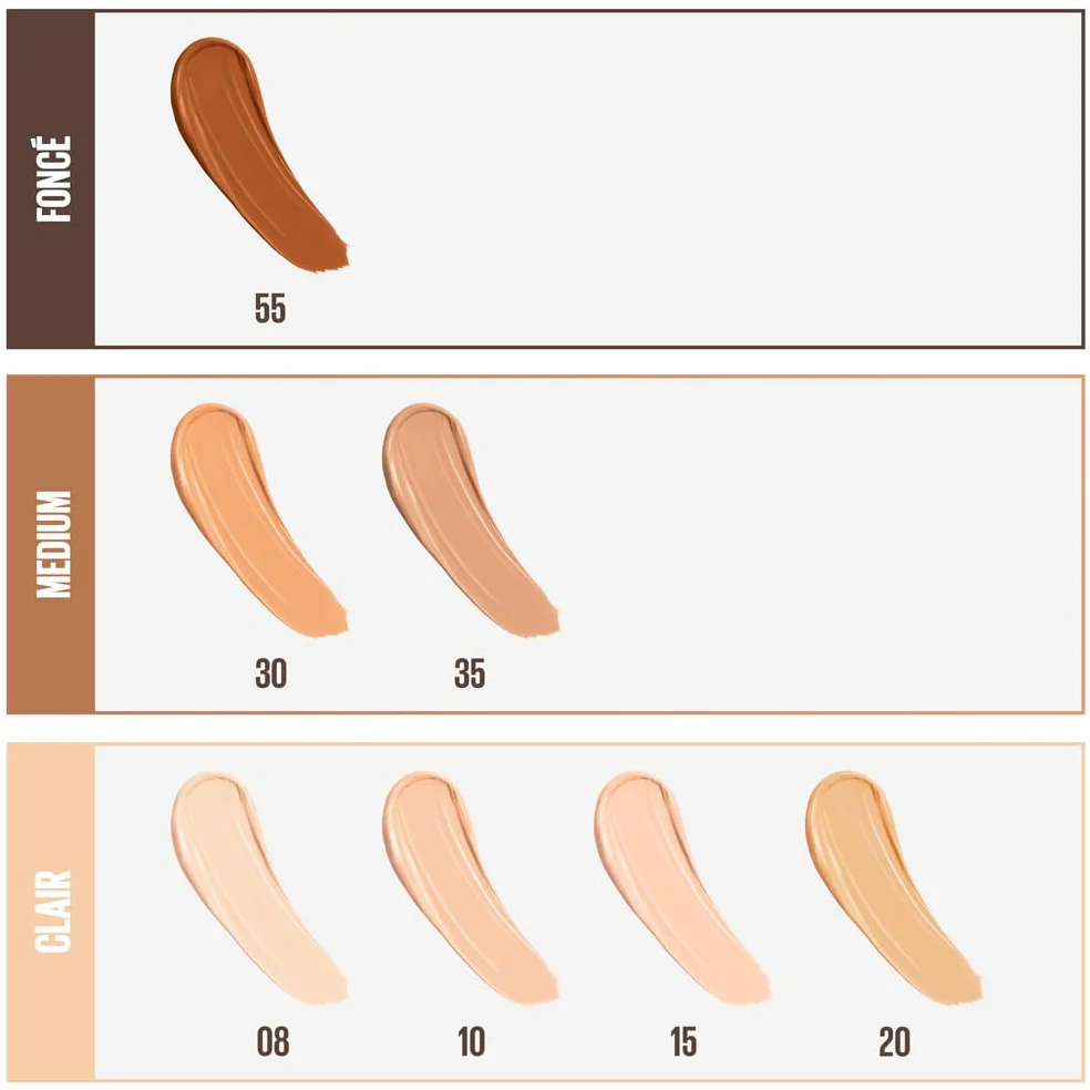 Maybelline New-York Fit Me Matte & Poreless Anti-cernes Liquide Sable (20) 6,8 ml