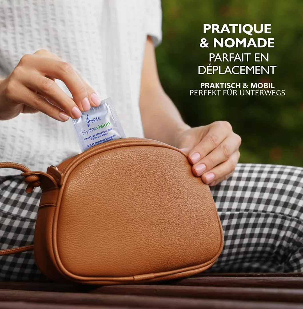 INNOXA Laboratoires Lingettes Nettoyantes Oculaires Hygiène Paupières Cils Sécheresse Oculaire