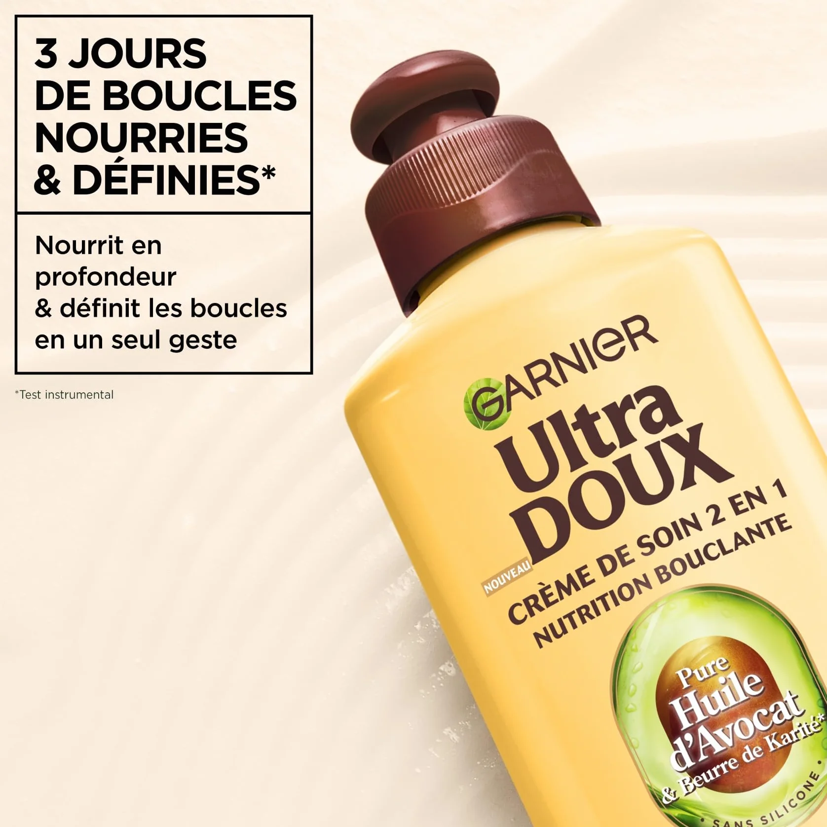 ULTRA DOUX AVOCAT KARITE CREME DE SOIN 2EN1 200ML