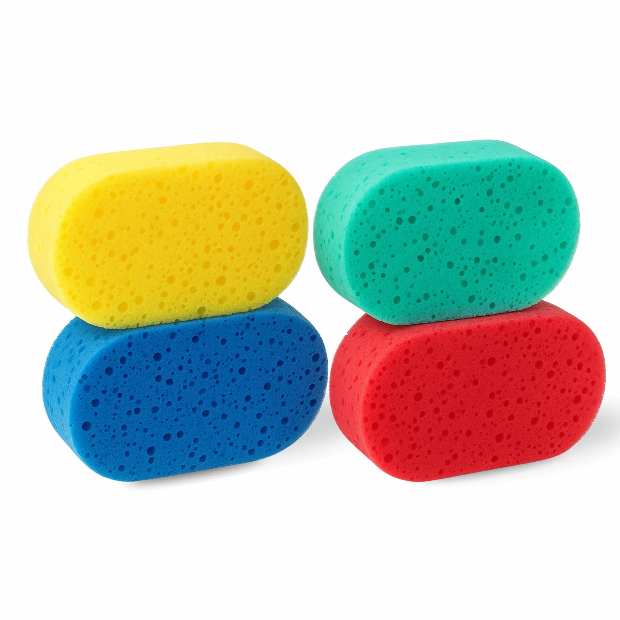 PARENCE Éponge de Bain Naturelle Végétale Douche Corps Visage 13x11x7 cm