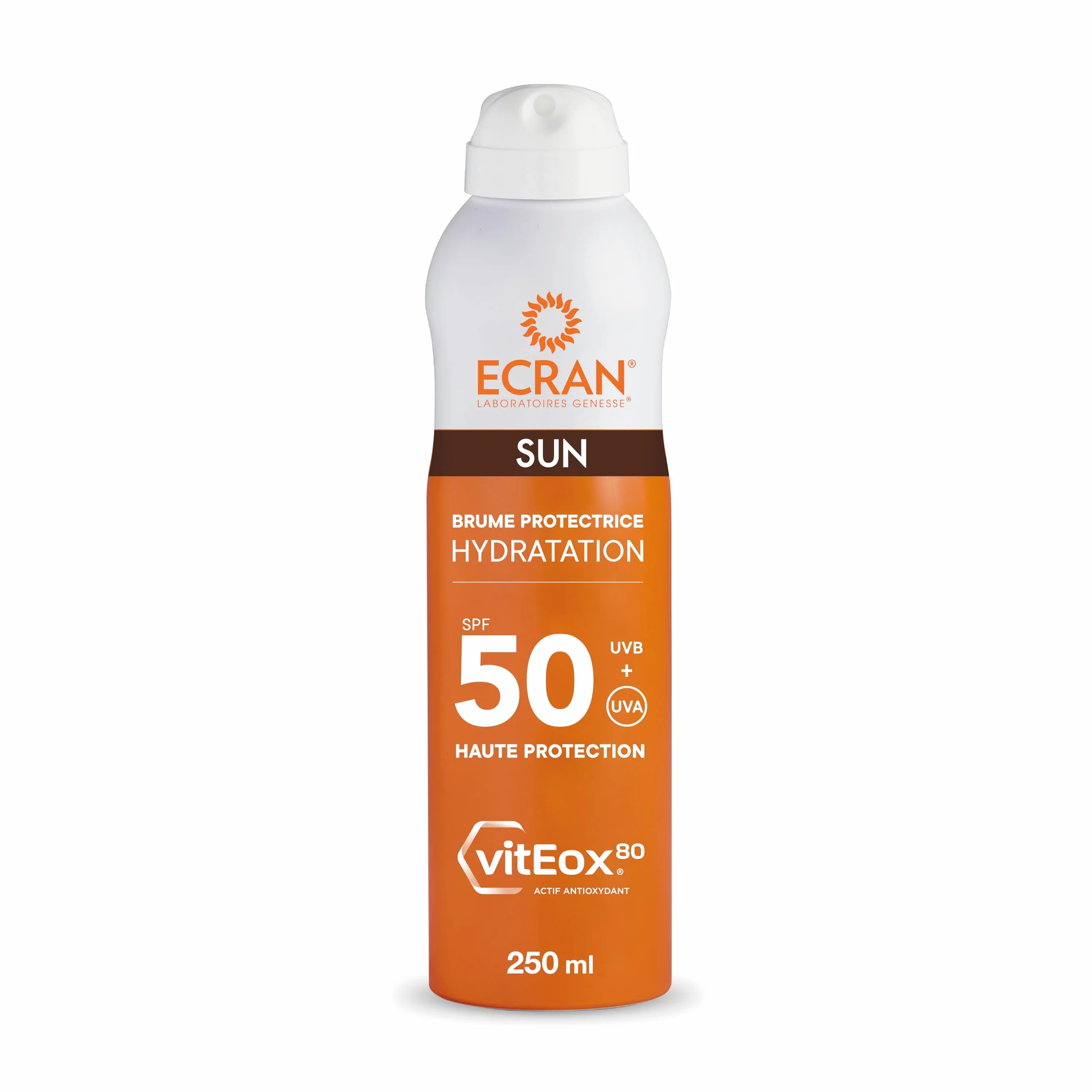 ECRAN Brume Protectrice Hydratante SPF 50 Protection UVA UVB Vitamine E
