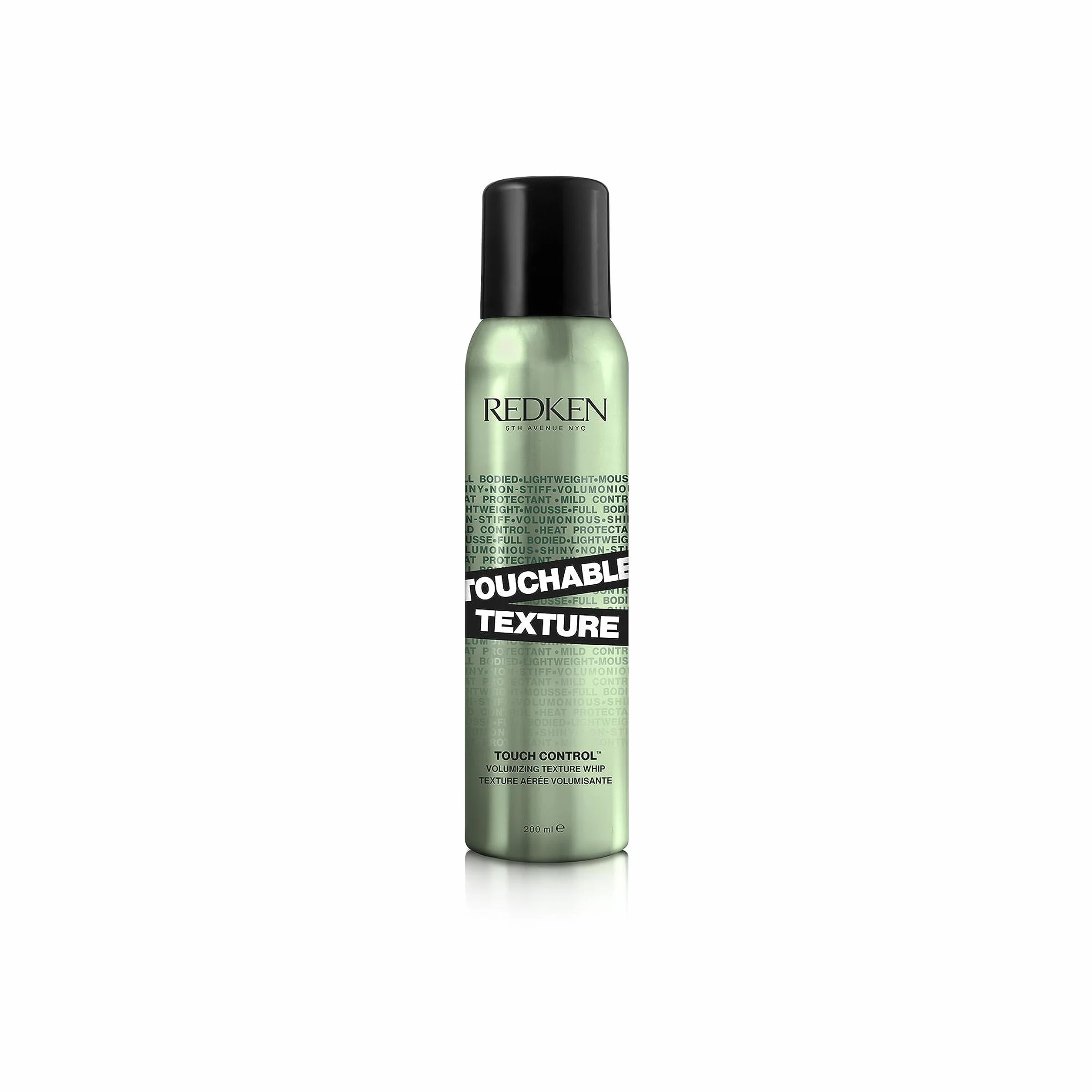 REDKEN - Mousse Volumisante & Texturisante - Facilite Le Brushing - Contrôle Maximal & Fini Mat - Formule Testée Dermatologiquement - Tous Types De Cheveux - Touchable Texture - 200 ml