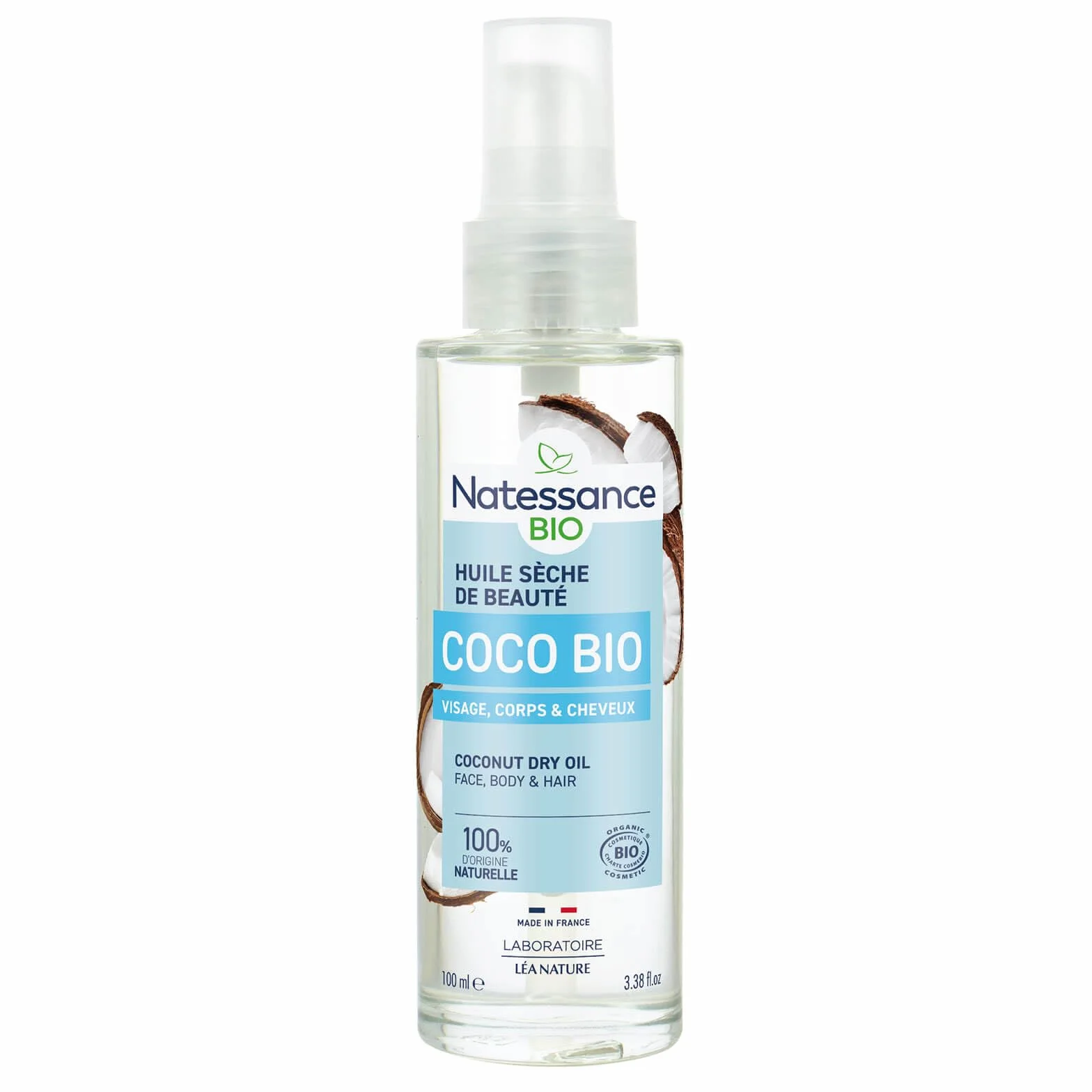Natessance huile sèche coco 100ml