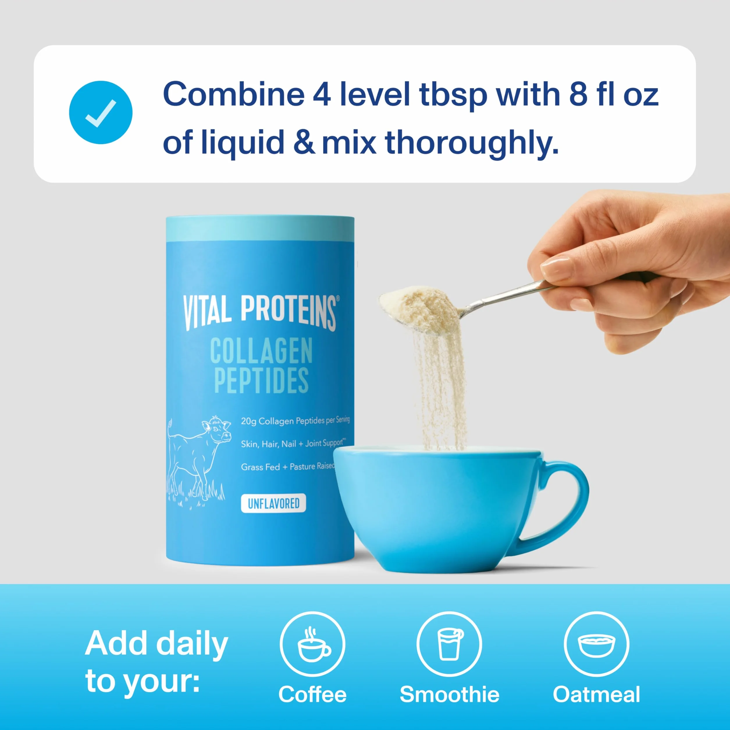 Vital Proteins Collagen Peptides Powder Unflavored 9.33 OZ