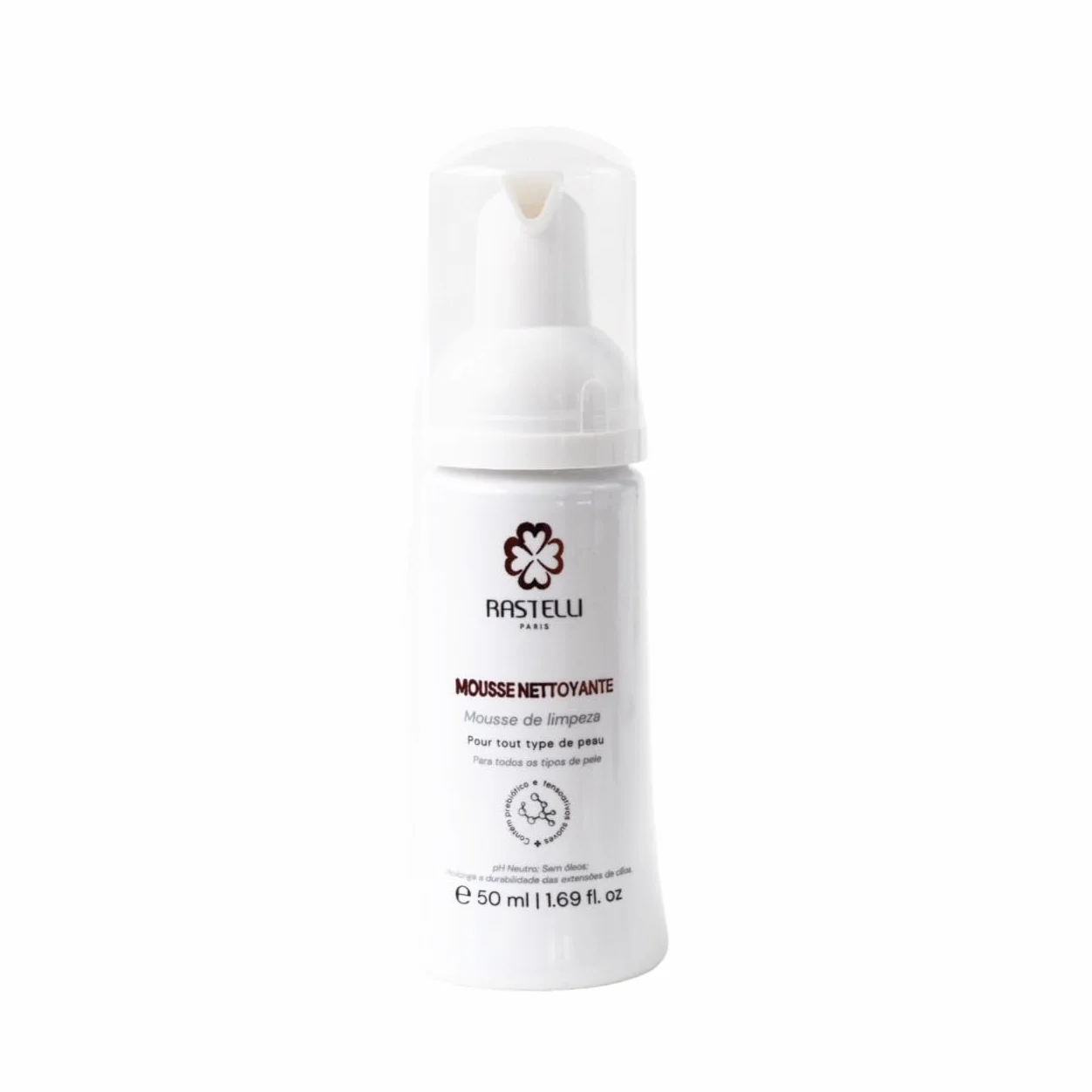 Shampooing Extensions de Cils - Nettoyante extensions de cils - RASTELLI 50ml -