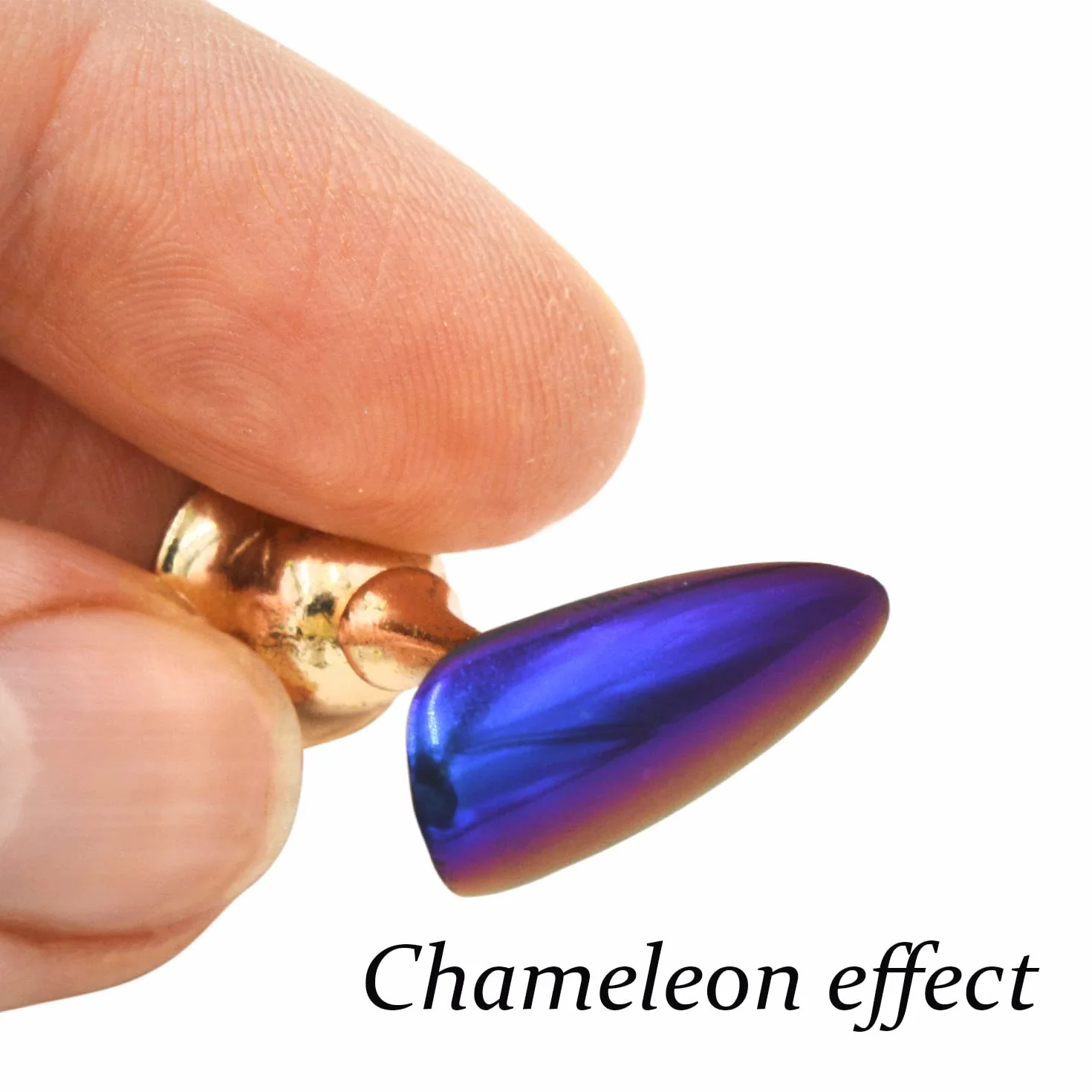 Pigment caméléon pour ongles Kuka 6 couleurs effet miroir chromé brillant