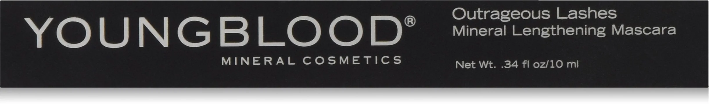 Youngblood Outrageous Lashes Mineral Lengthening Mascara - Blackout For Women 0.28 oz Mascara