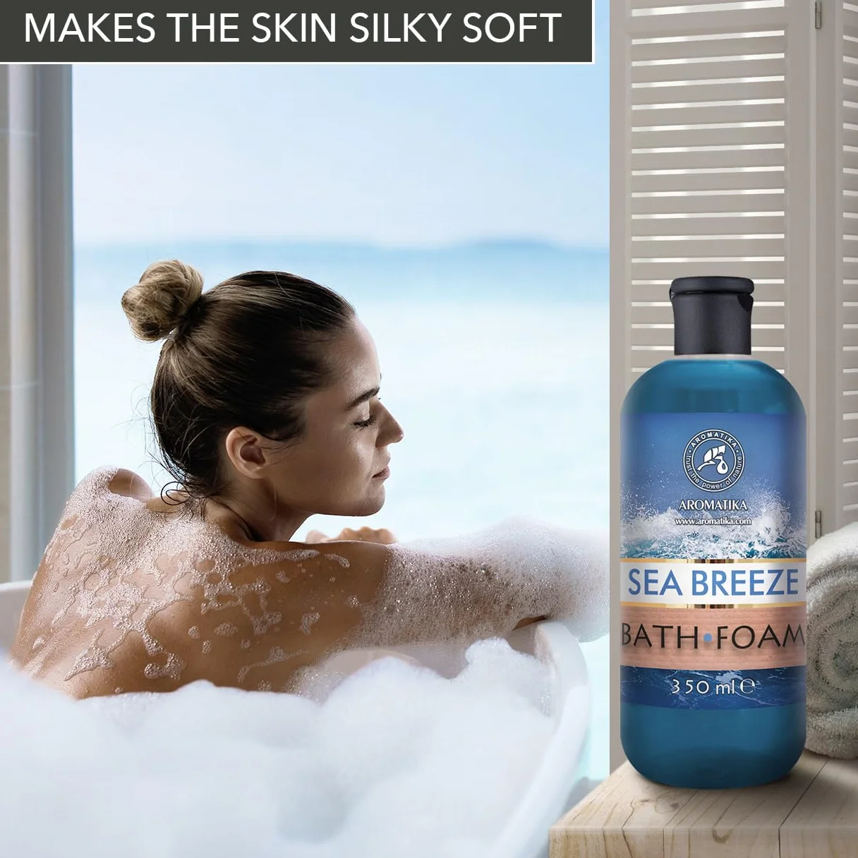 Mousse de Bain Set Conifères & Brise de Mer & Eucalyptus 3x350ml - Bath foam Calming - Soin du Corps - Beauté - Bain - Bien-Etre - Détente - Aromathérapie - Spa - Bains Moussants - Bath foam