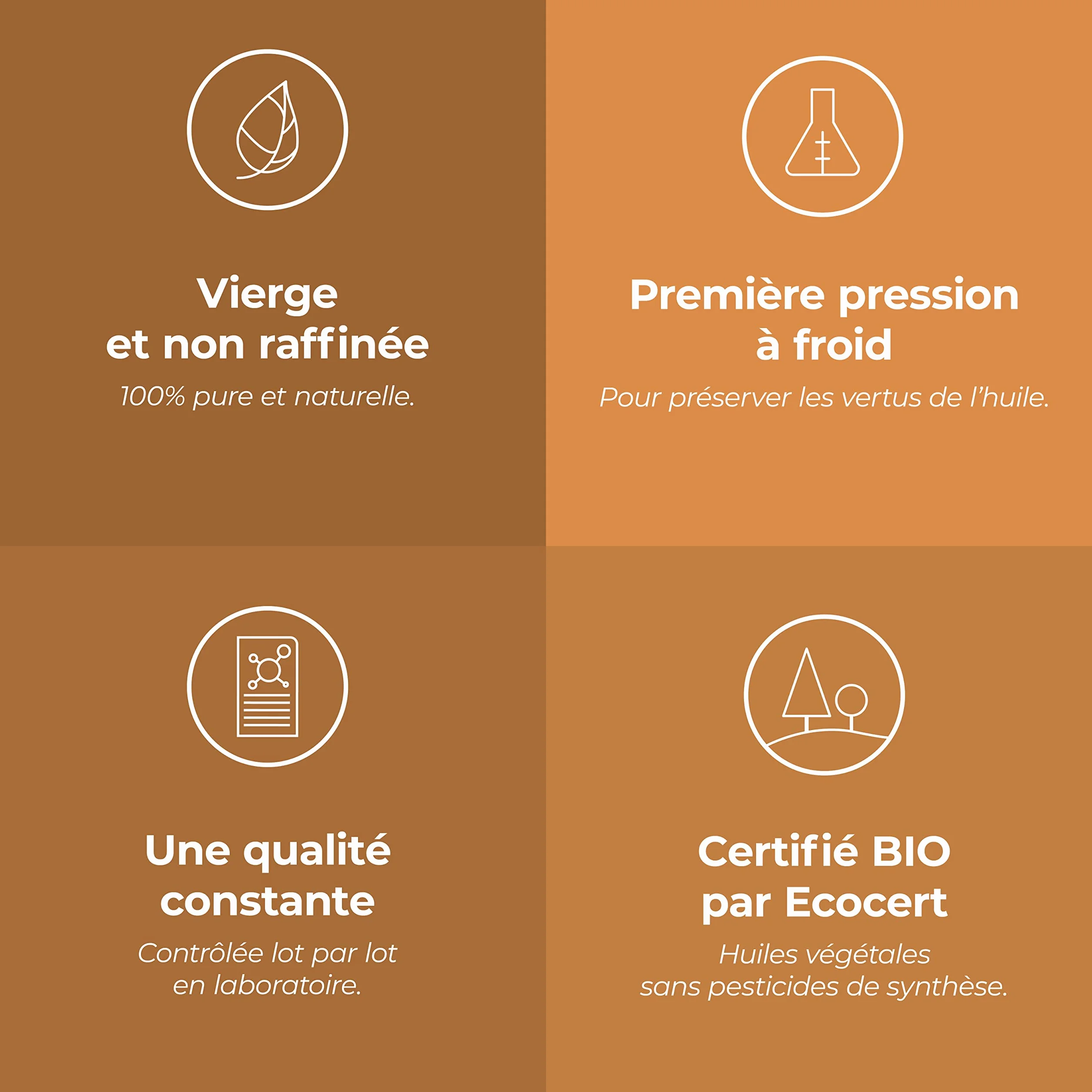 Huile Végétale Amande Douce BIO Aroma Labs 250 mL Certifiée AB