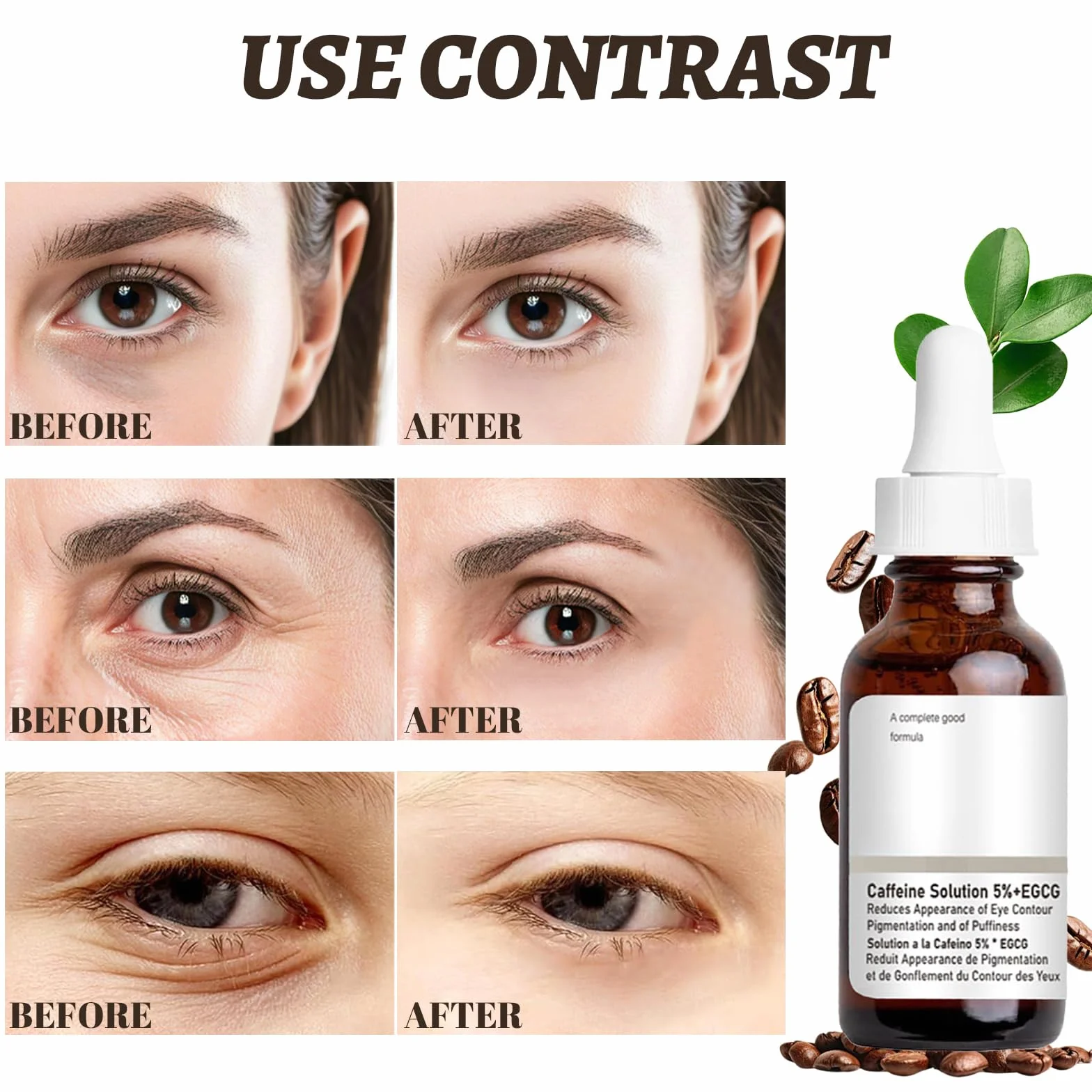 Flintronic Sérum Anti-Cernes Caféine 5% + EGCG 30 ml