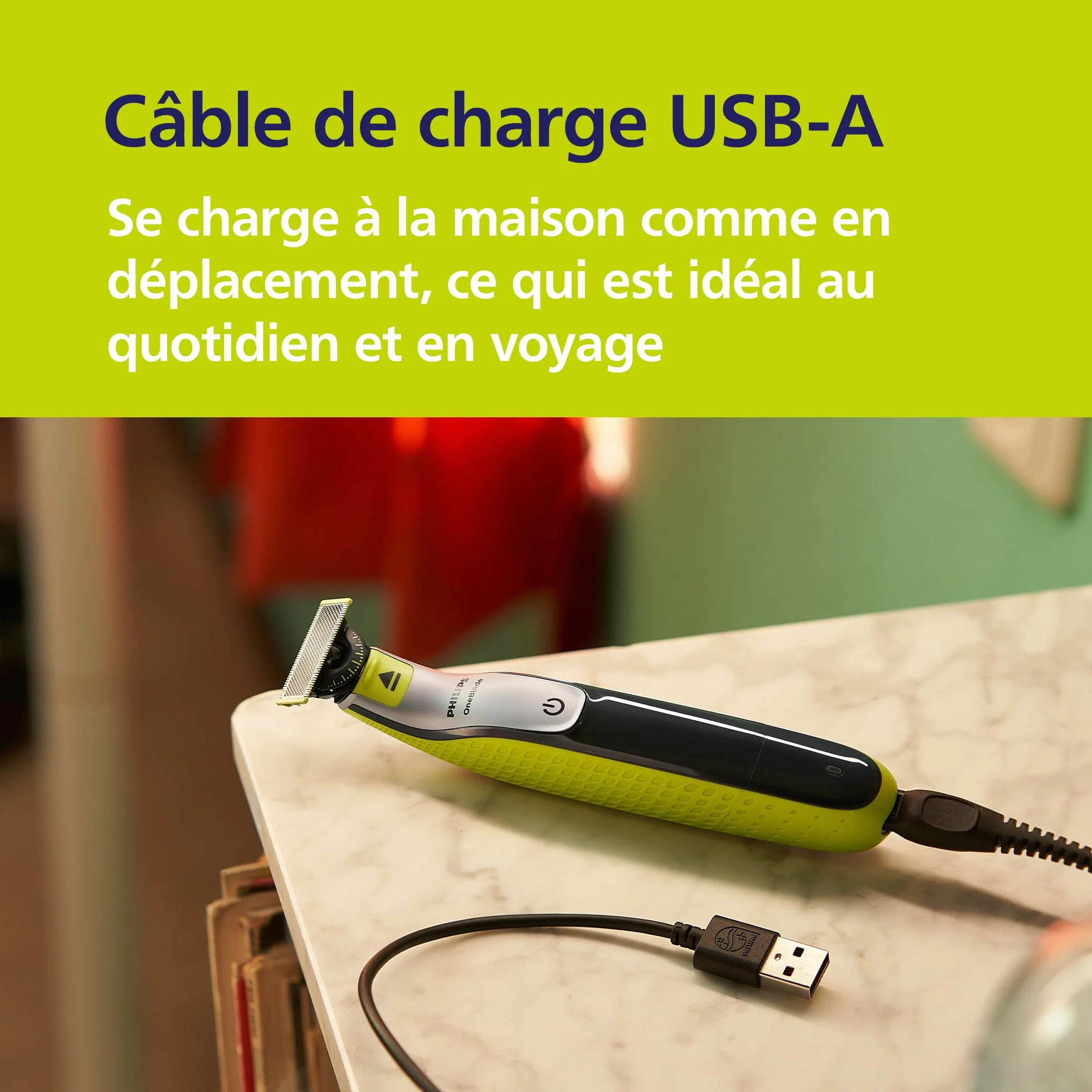 Philips OneBlade 360 Tondeuse à barbe électrique Visage Corps QP2834/31