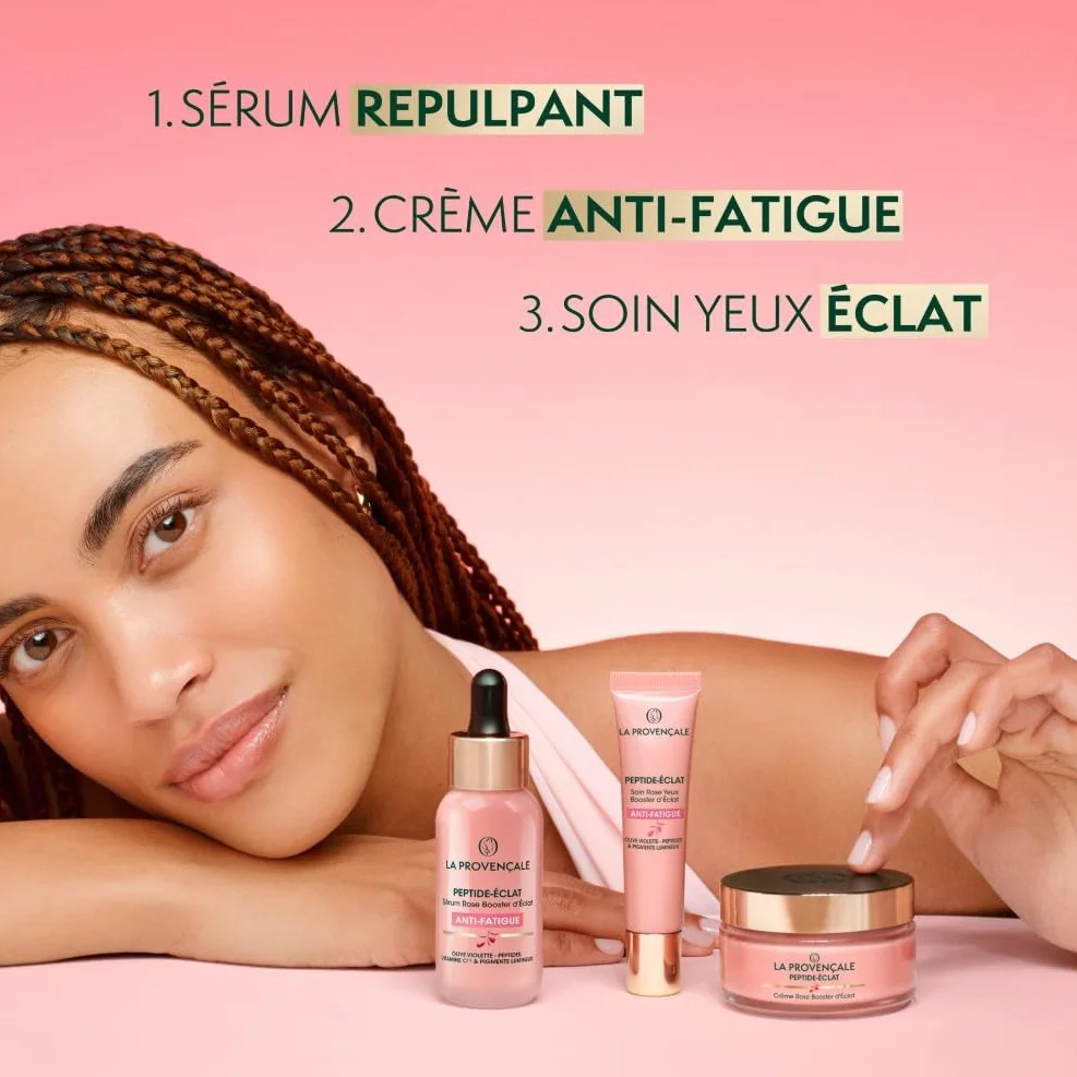 La Provençale Sérum Rose Booster d'Éclat Anti-fatigue Peptide-Éclat 30ml