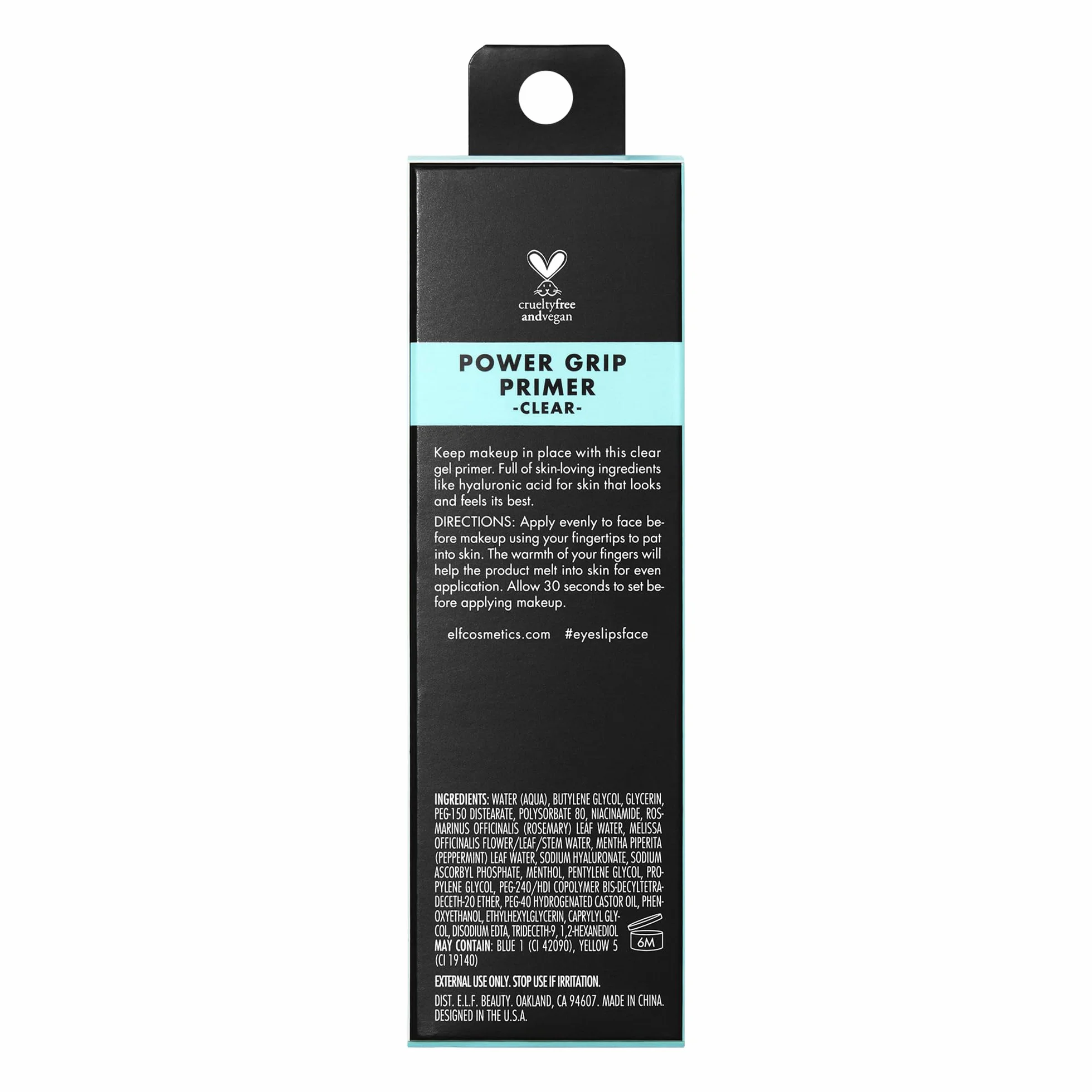 e.l.f. Power Grip Primer visage gel hydratant lisser maquillage apprêt 24 ml
