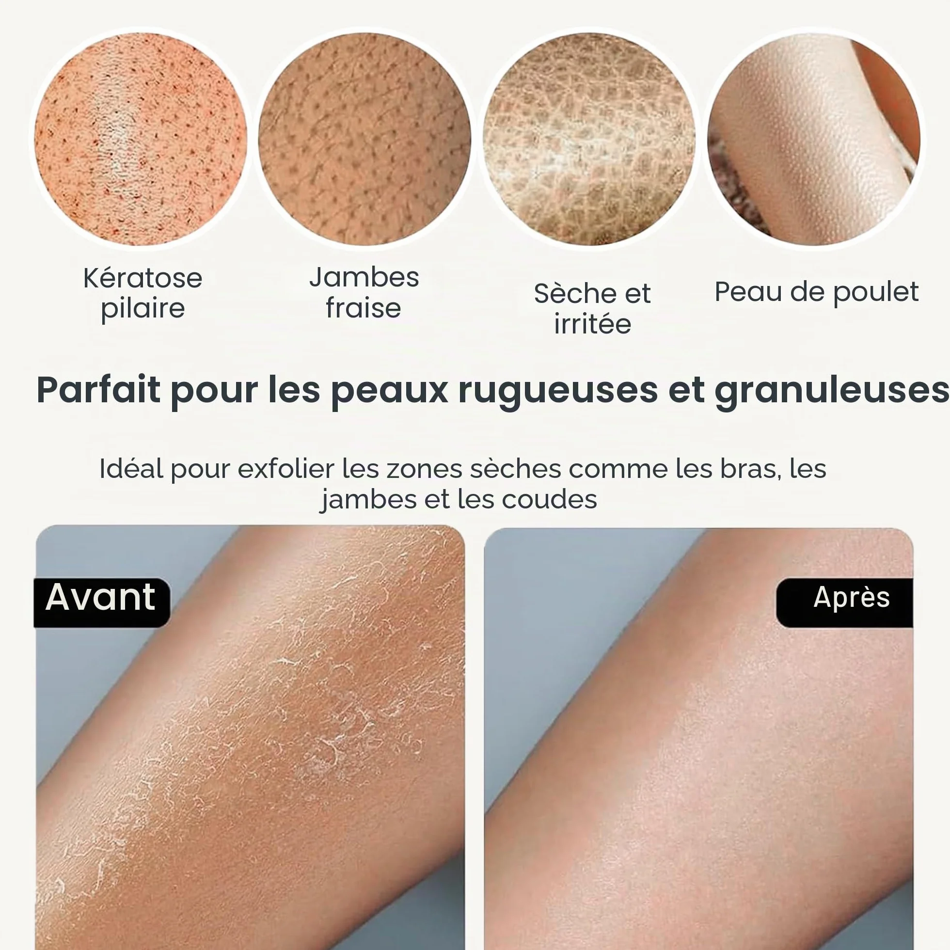 Yiclick 4 Pièces Gant Exfoliant Corps Hammam Gommage Visage Soie Corps Body Scrub Fleur Douche Eponge Loofah Bain Brosse