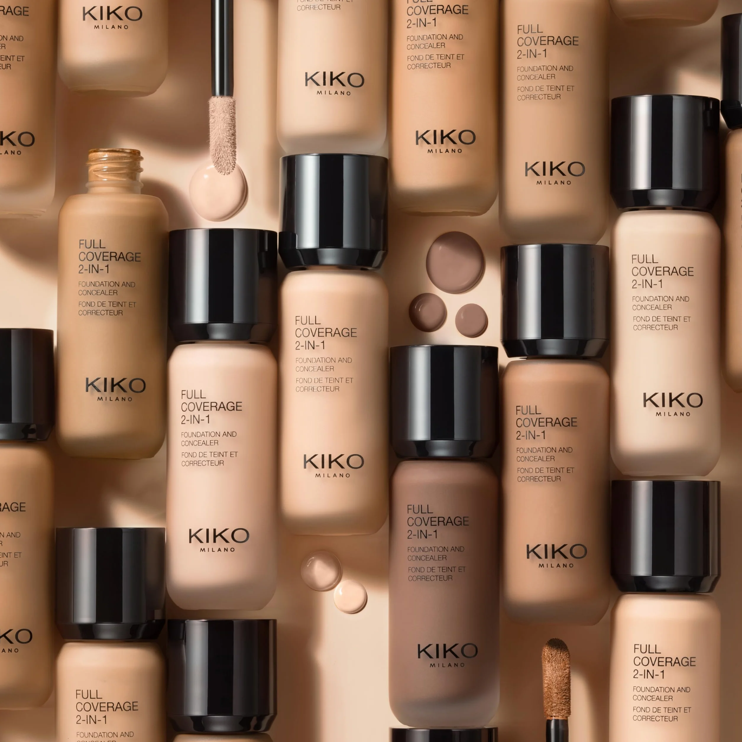 KIKO Milano Full Coverage 2-in-1 Foundation & Concealer 01 - WR 01