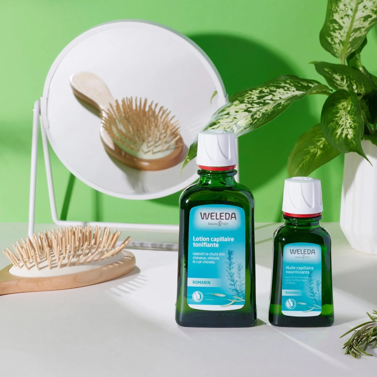 WELEDA Huile capillaire nourrissante cheveux abîmés secs NATRUE Bio Vegan 50ml