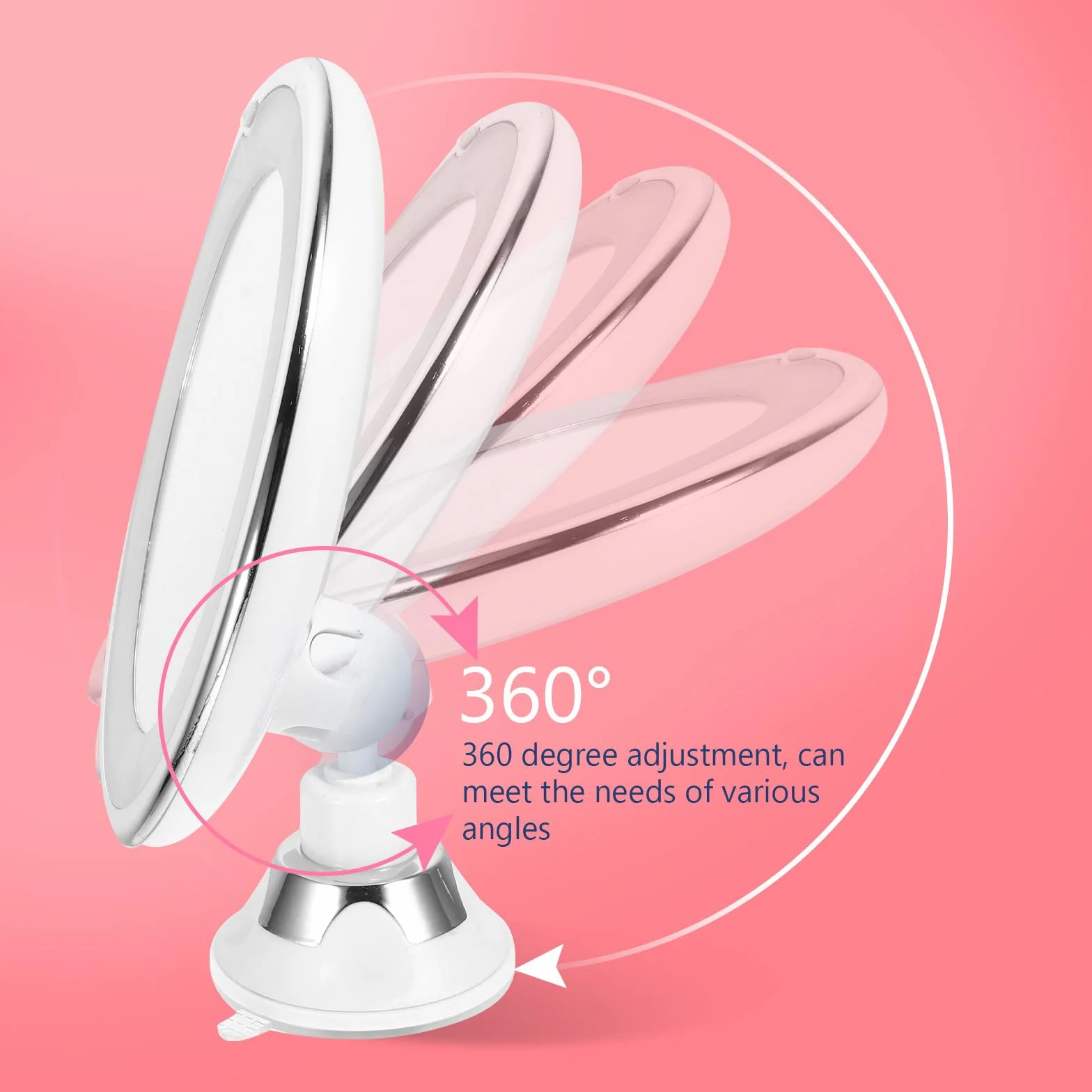 Miroir de Maquillage Grossissant X10 LED Naturel 7 Pouces