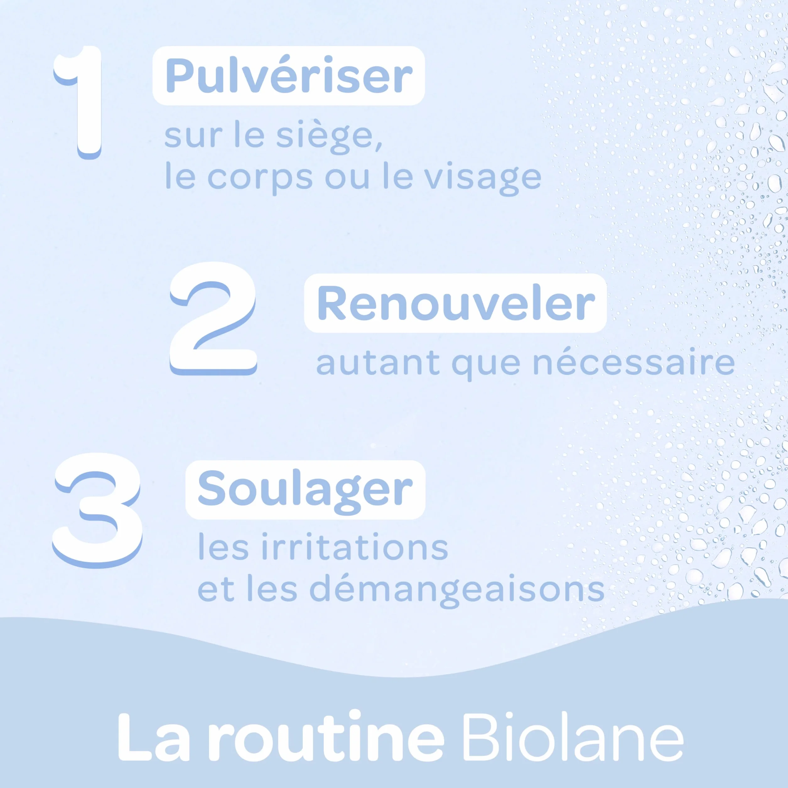 BIOLANE Brume à l'eau thermale Apaise Rafraîchit Hydrate Visage Corps 150ml Fabriquée en France