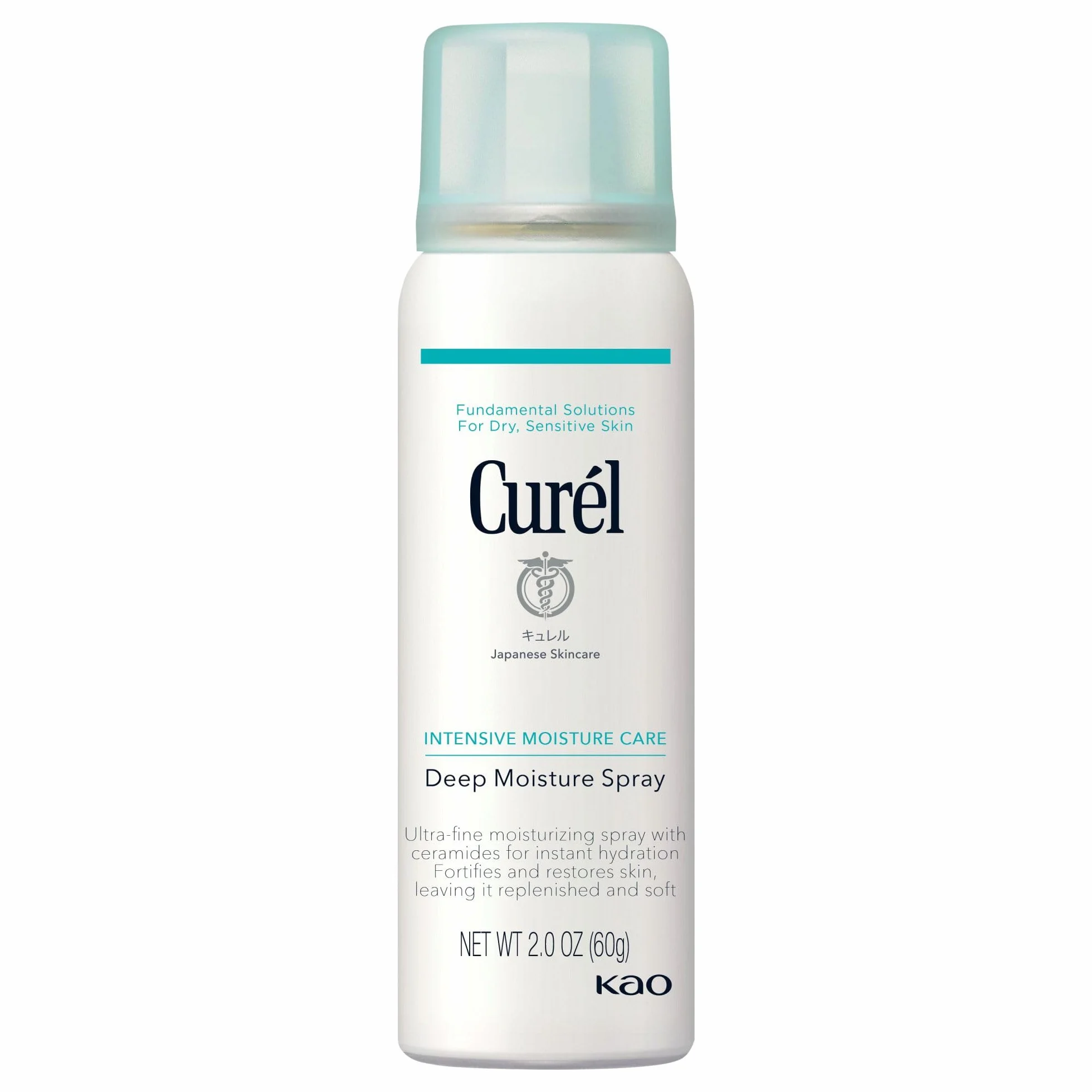 Curel Curél Spray Hydratant Profond Mini 60 g pour peaux sèches et sensibles