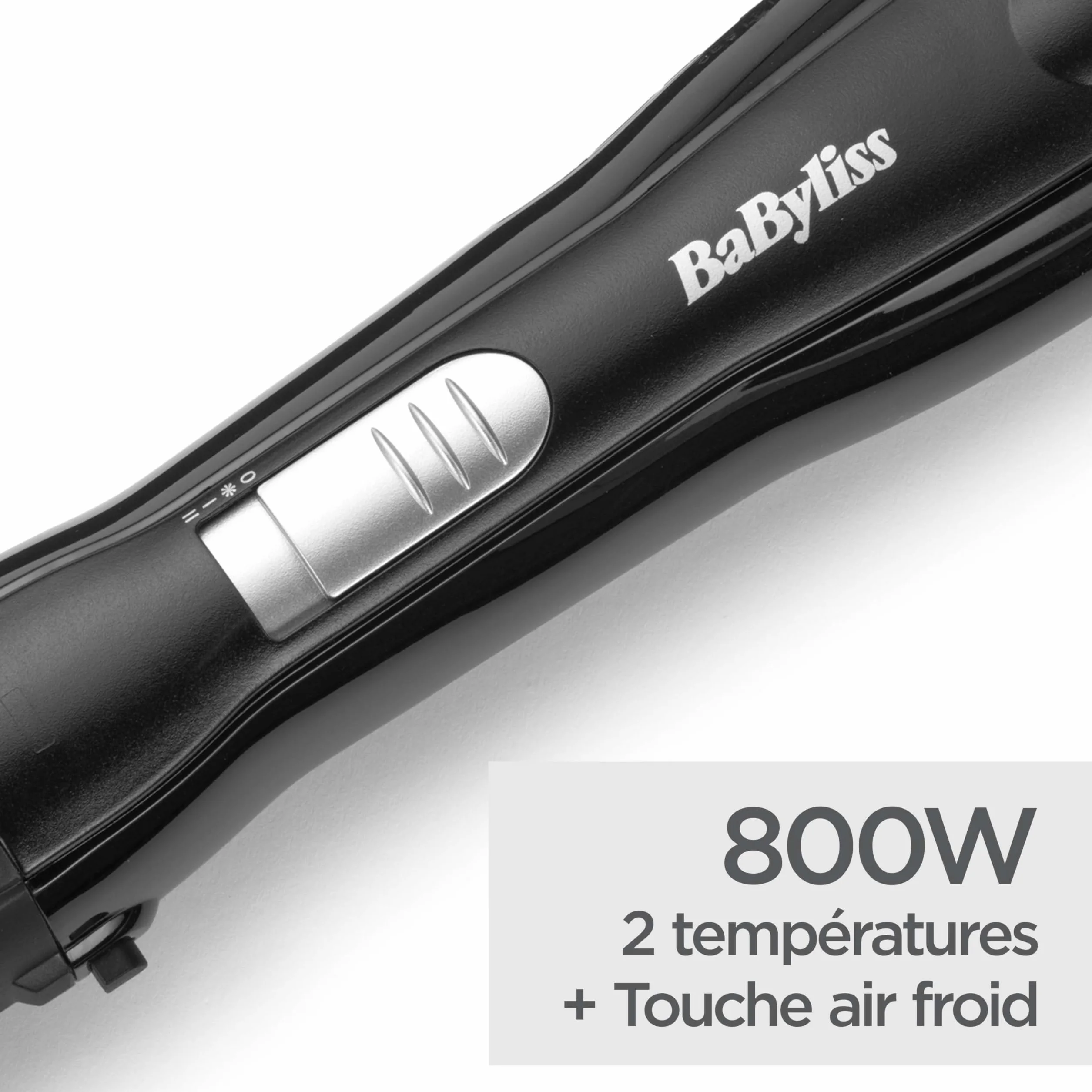 BaByliss Brosse soufflante Shape & Smooth AS82E 30 mm 20 mm air froid noir