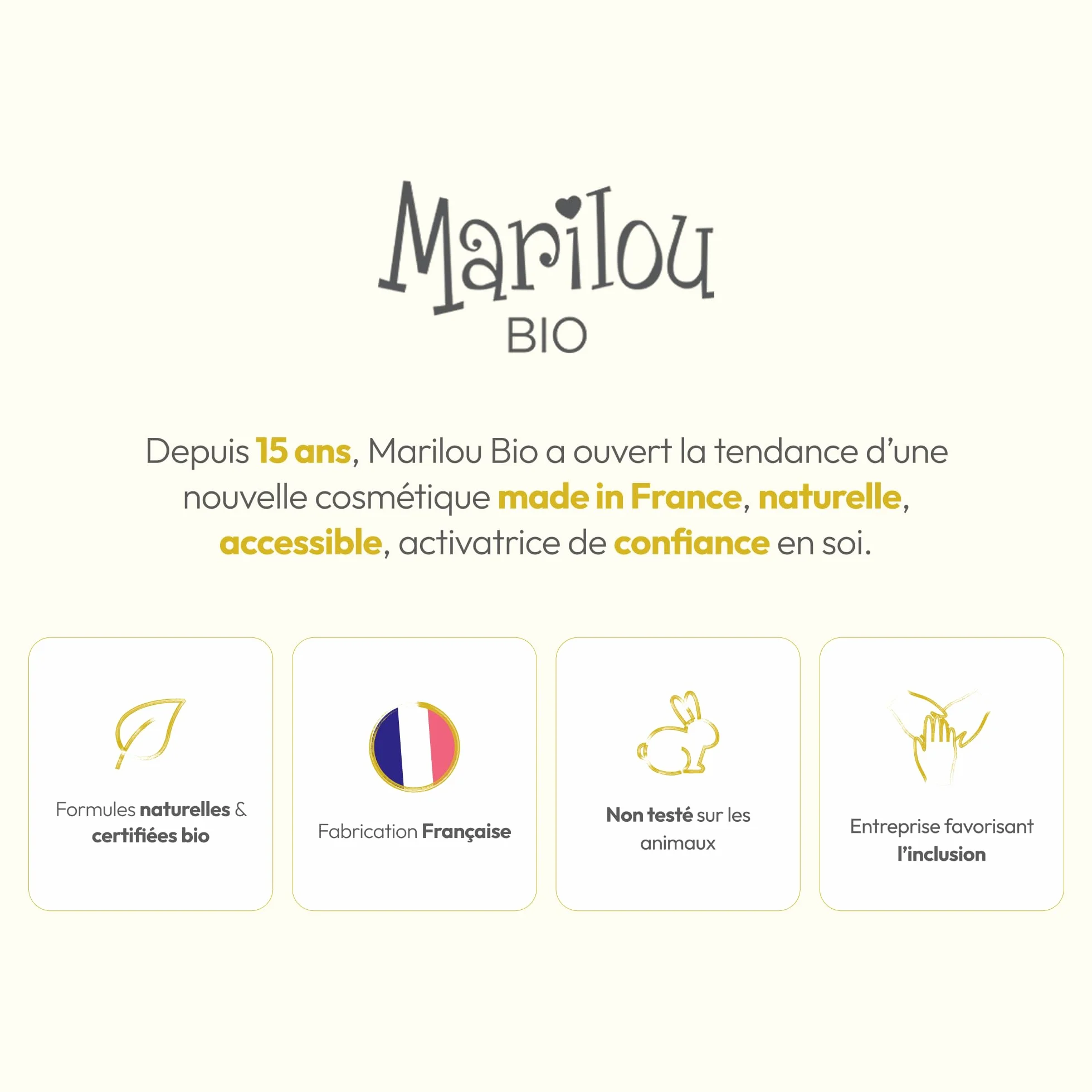 Marilou Bio Crème visage Anti-âge à l'Huile d'Argan bio 50ml 99% ingrédients d'origine naturelle