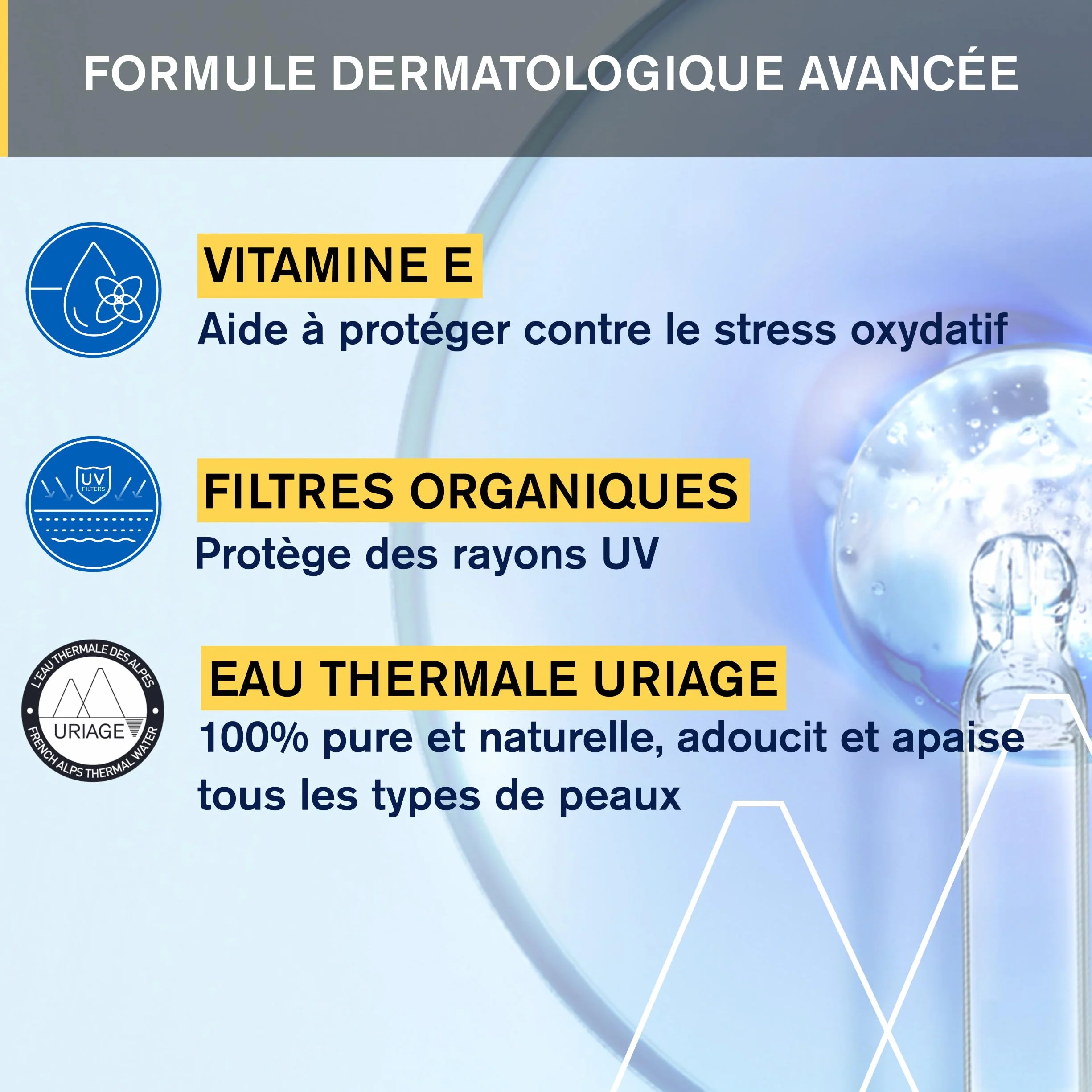 Uriage Bariesun Brume Solaire Sèche Hydratante SPF50+ - Haute Protection UVA/UVB & Lumière Bleue - Spray Corps Facile à Appliquer - Résistant à l'Eau - Effet Léger, Frais - Peaux Sensibles - 200ml