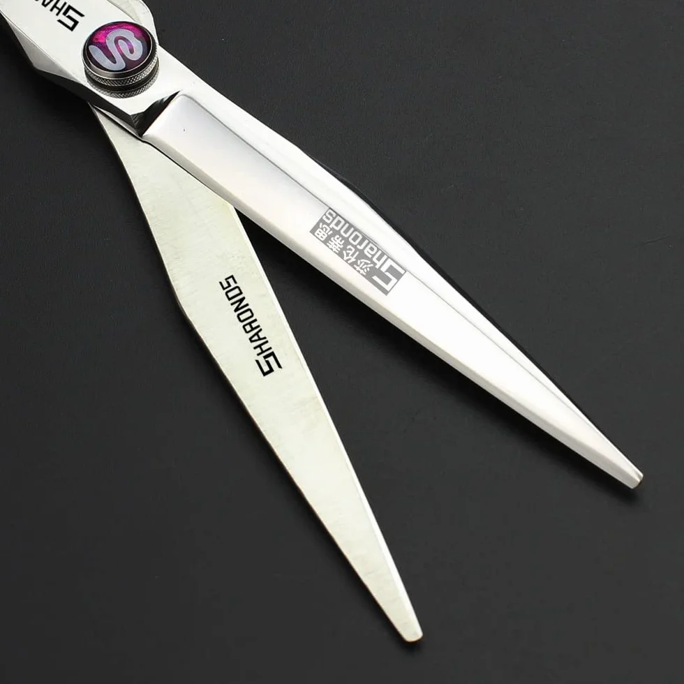 Japan 440C Lot de 2 ciseaux de coiffure professionnels 15,2 cm