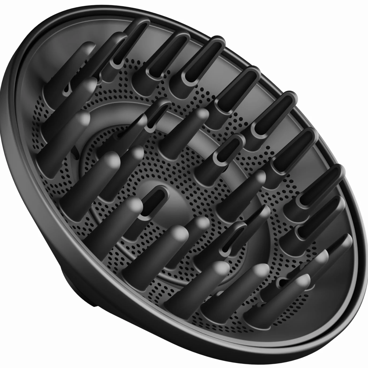 Grand diffuseur compatible avec Shark FlexStyle, buse diffuseur plus grande pour sécher plus rapidement et définir les cheveux ondulés bouclés bouclés Noir