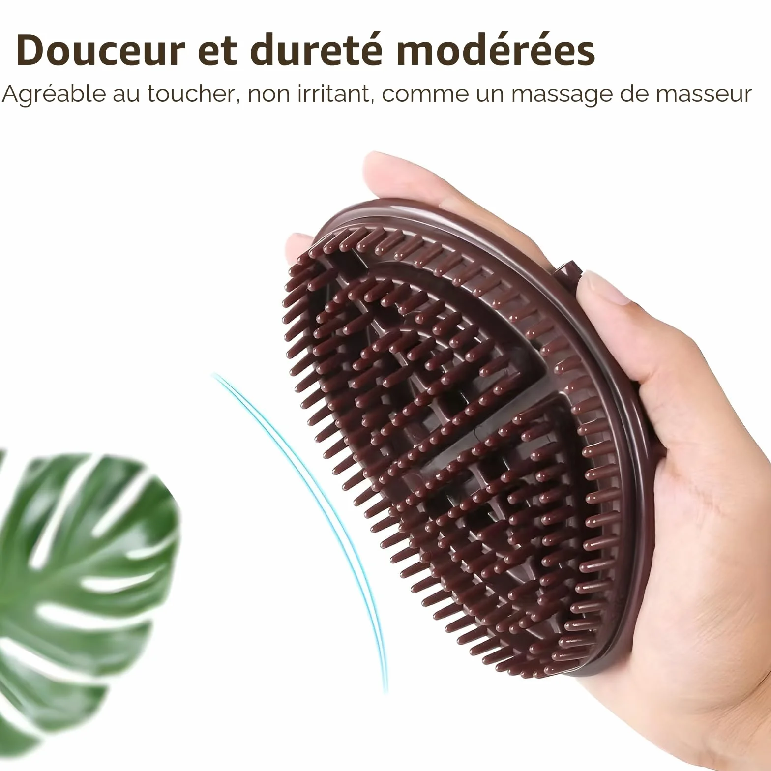 Brosse de Massage Ventre Professionnel Meridian, 2 Pièces Matériau sûr Facile à Nettoyer