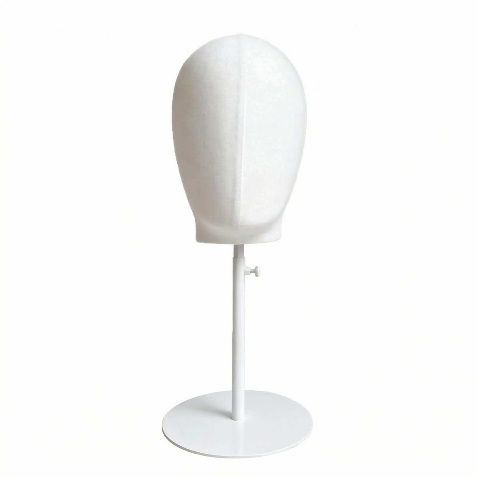 Tête à Coiffer Acier Inox Support Tête Réglable Léger Matériel Coiffure